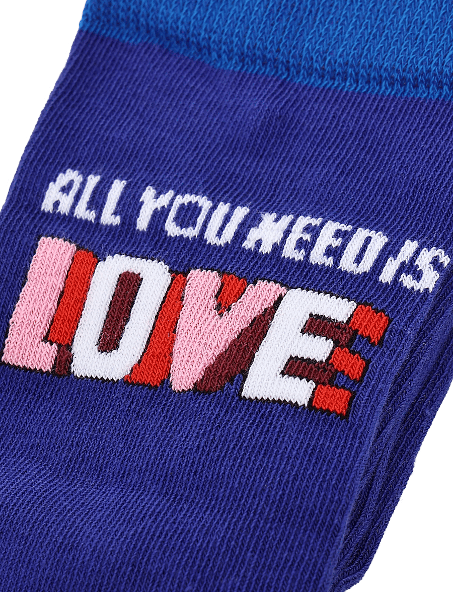 Happy Socks - The Beatles Love Sock - tennissocken - blue - 2