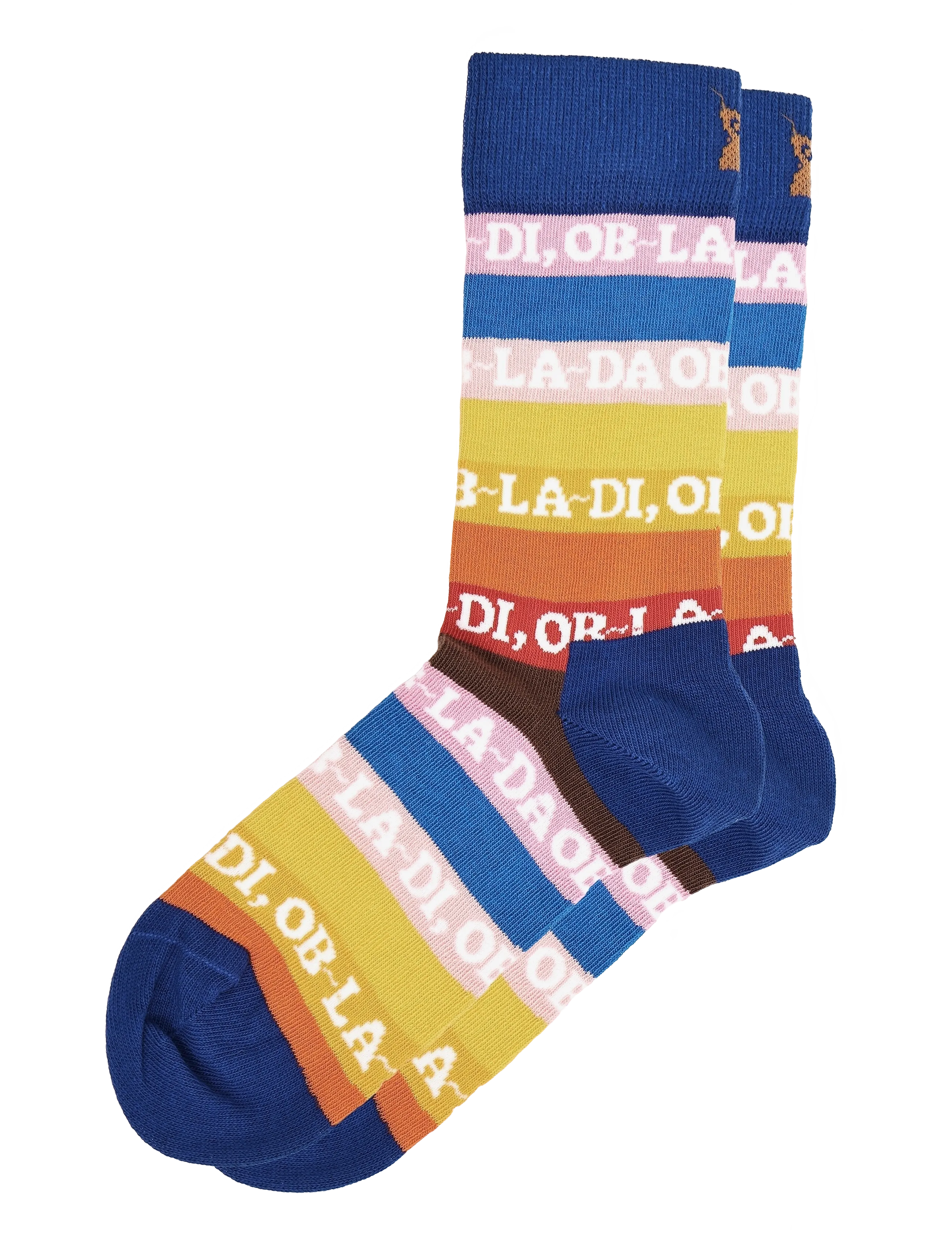 Happy Socks - The Beatles Ob-La-Stripe Sock - lägsta priserna - blue - 1