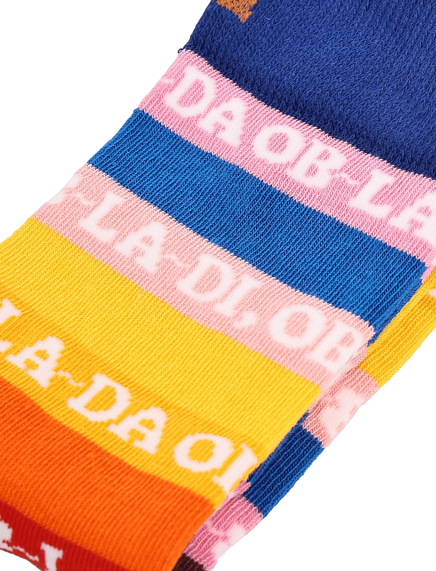 Happy Socks - The Beatles Ob-La-Stripe Sock - tennissocken - blue - 2