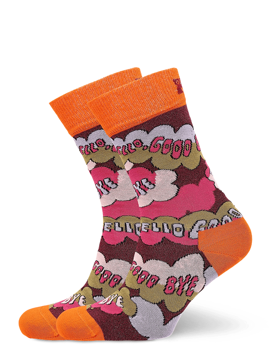 Happy Socks - The Beatles Hello Goodbye Sock - klassikalised sokid - orange - 1