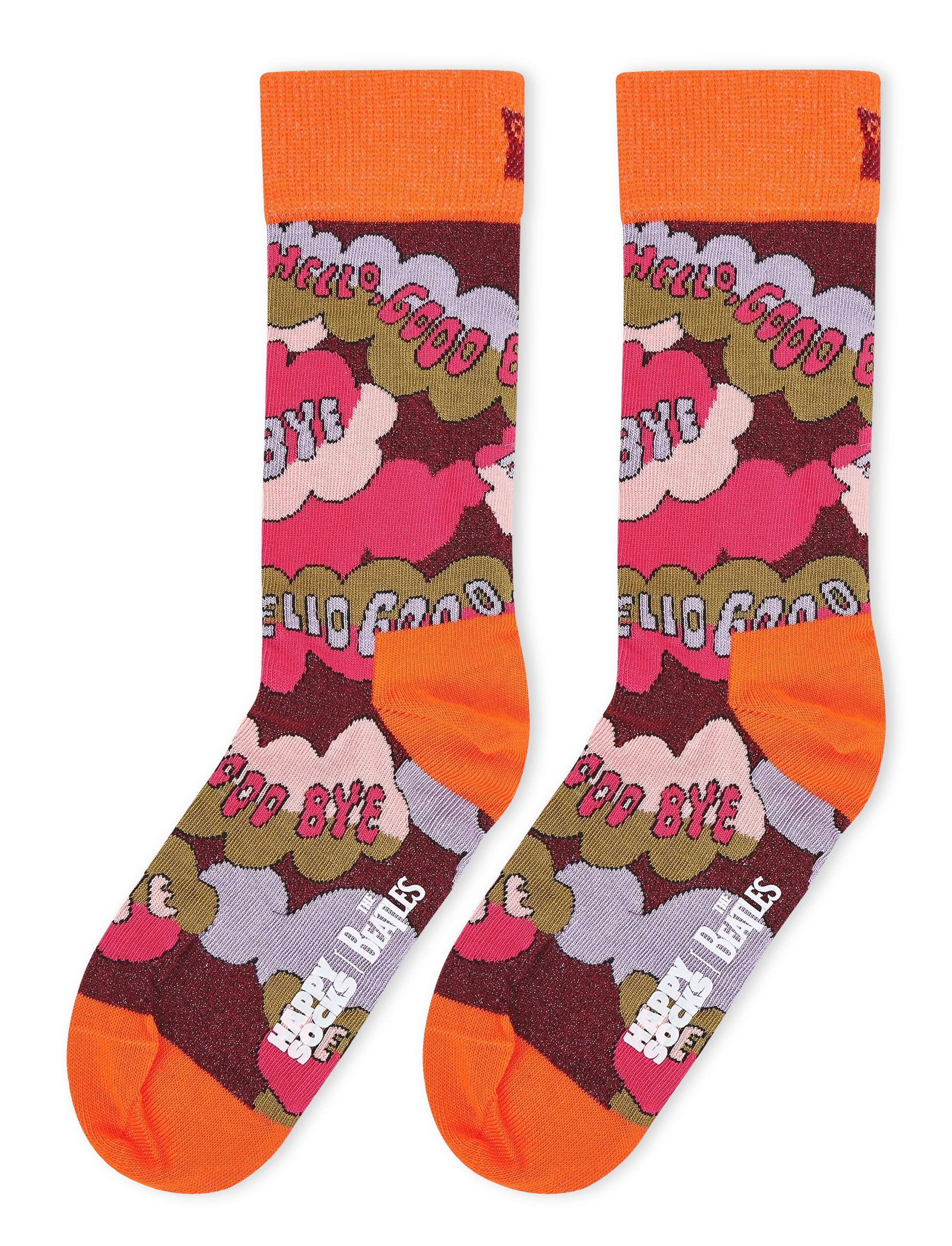 Happy Socks - The Beatles Hello Goodbye Sock - lägsta priserna - orange - 2