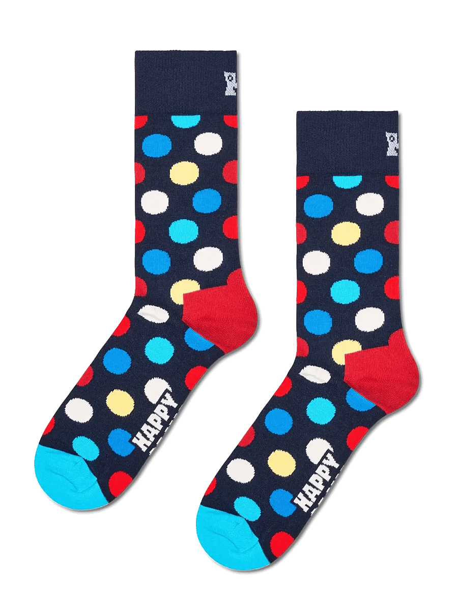 Happy Socks - 4-Pack Navy Socks - crew-socken - blue - 1