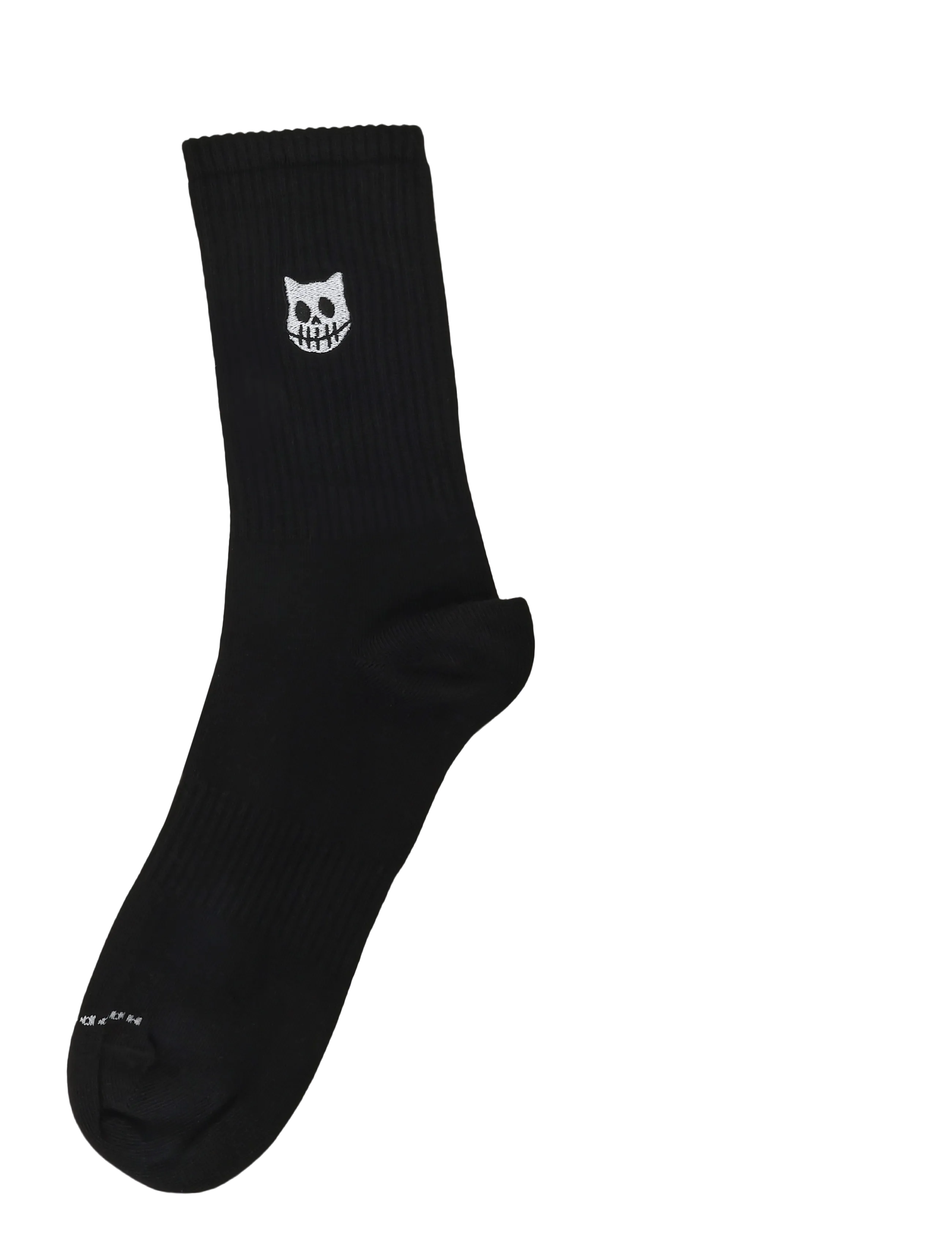 Happy Socks - Cat Skull Sneaker Sock - lowest prices - black - 1