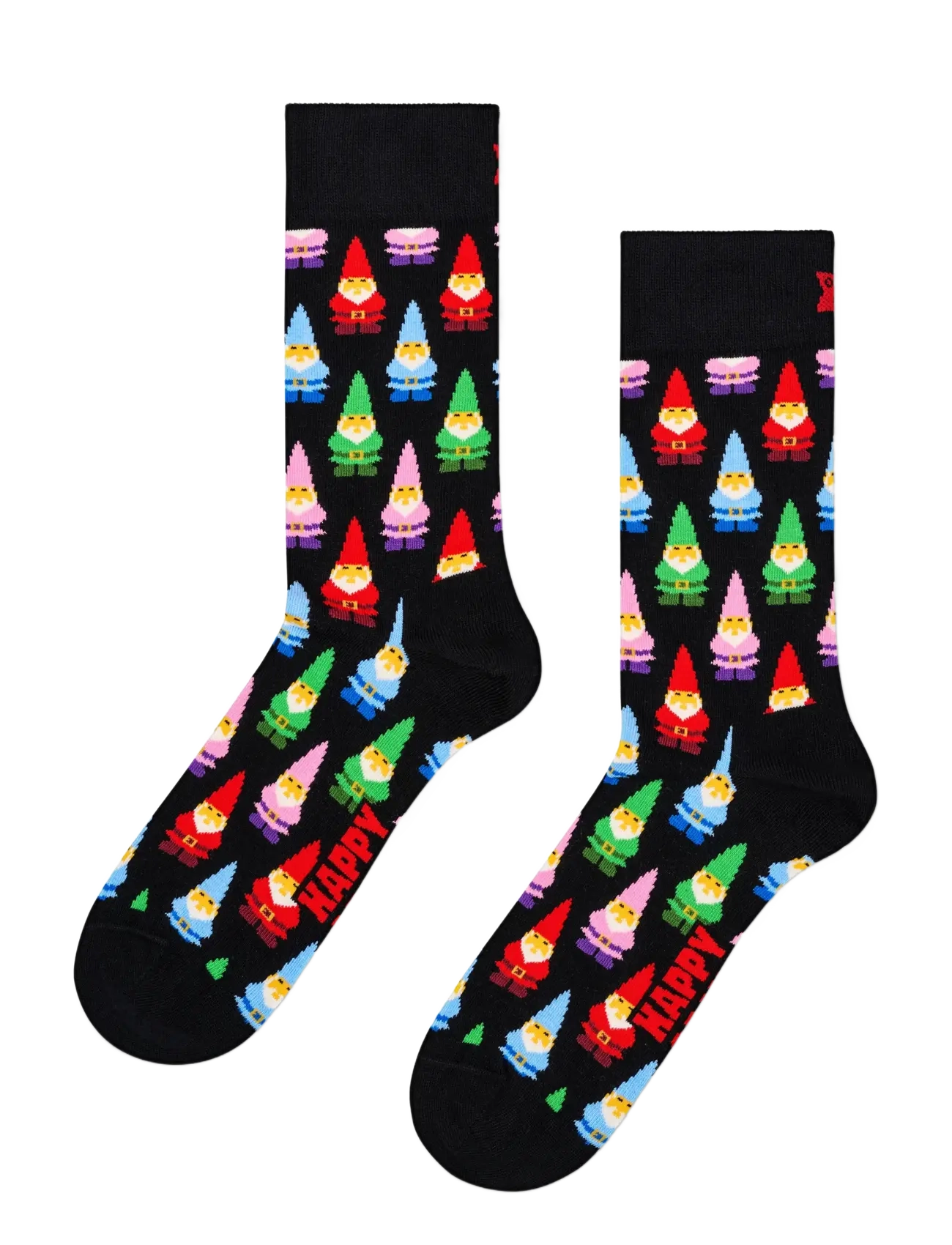 Happy Socks - 3-Pack Holiday Gnomes Socks Gift Set - tennissocken - black - 3