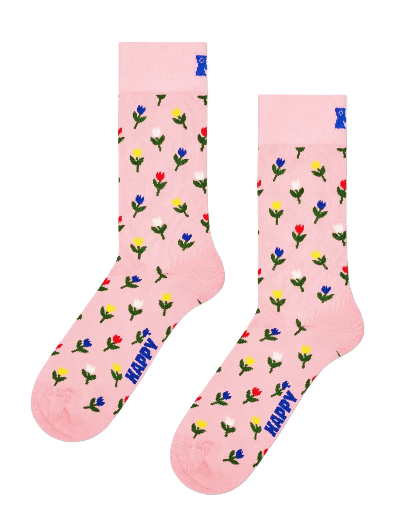 Happy Socks - 3-Pack Mother's Tulip Socks Gift Set - navy - 3