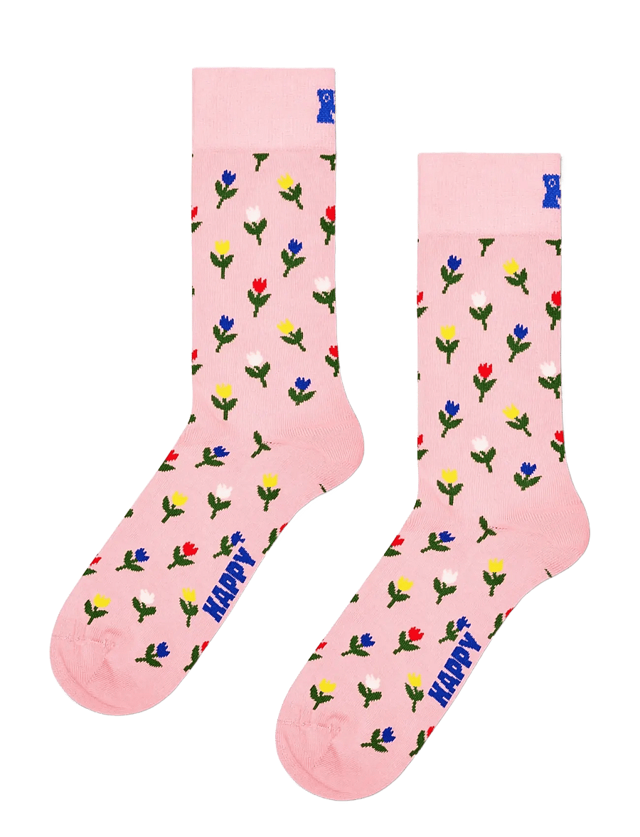 Happy Socks - 3-Pack Mother's Tulip Socks Gift Set - navy - 3