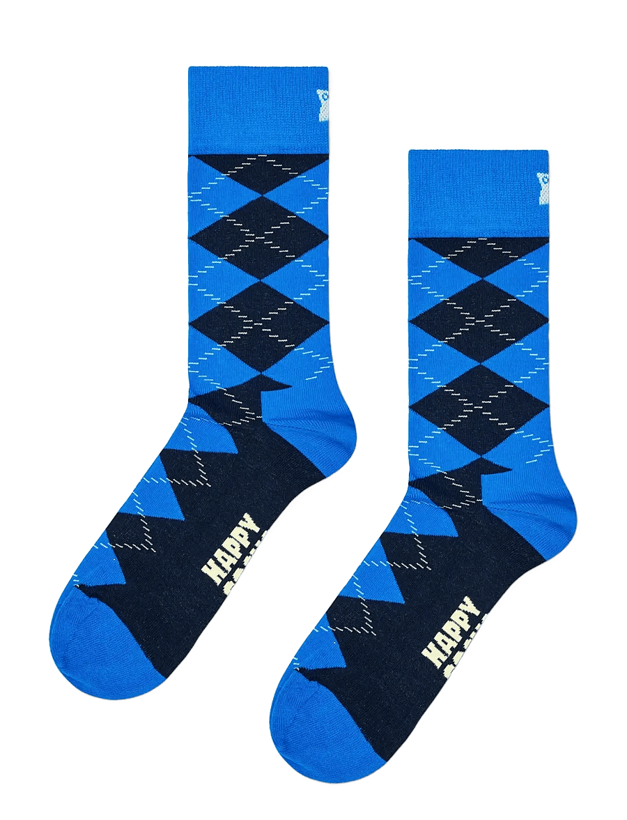 Happy Socks - 3-Pack Argyle Socks Gift Set - navy - 4