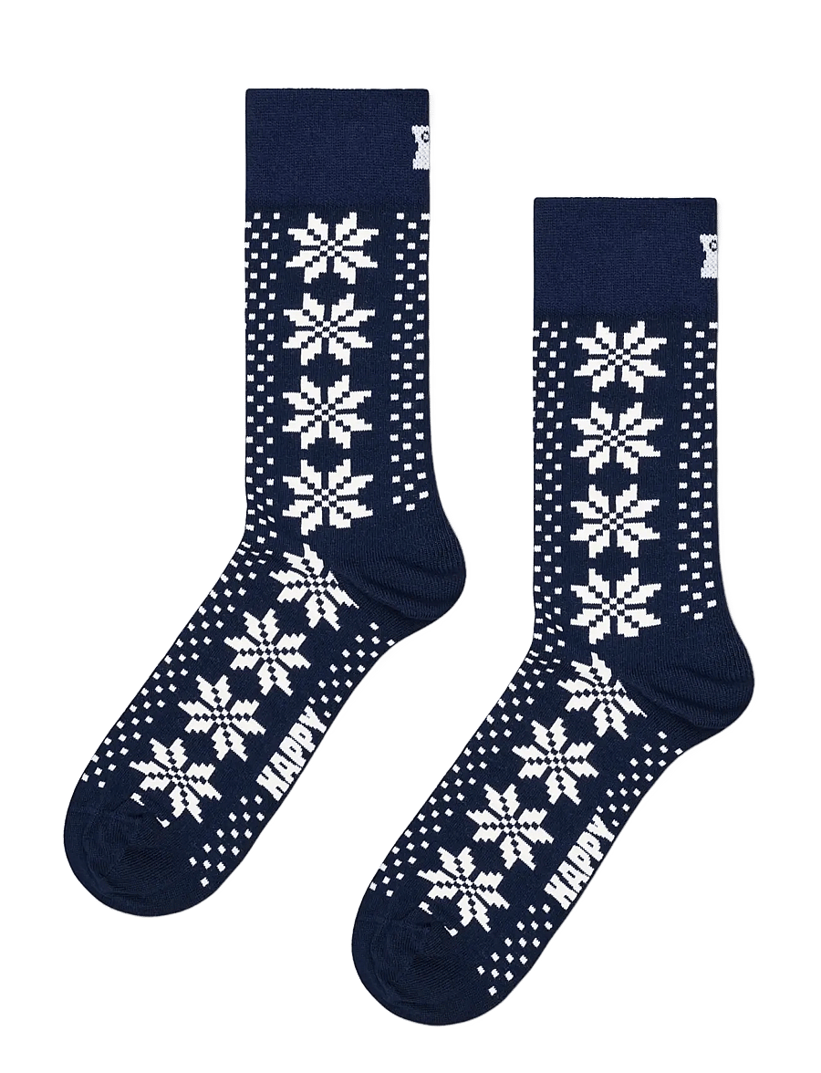 Happy Socks - 4-Pack Winter Holiday Socks Gift Set - tennissocken - navy - 5