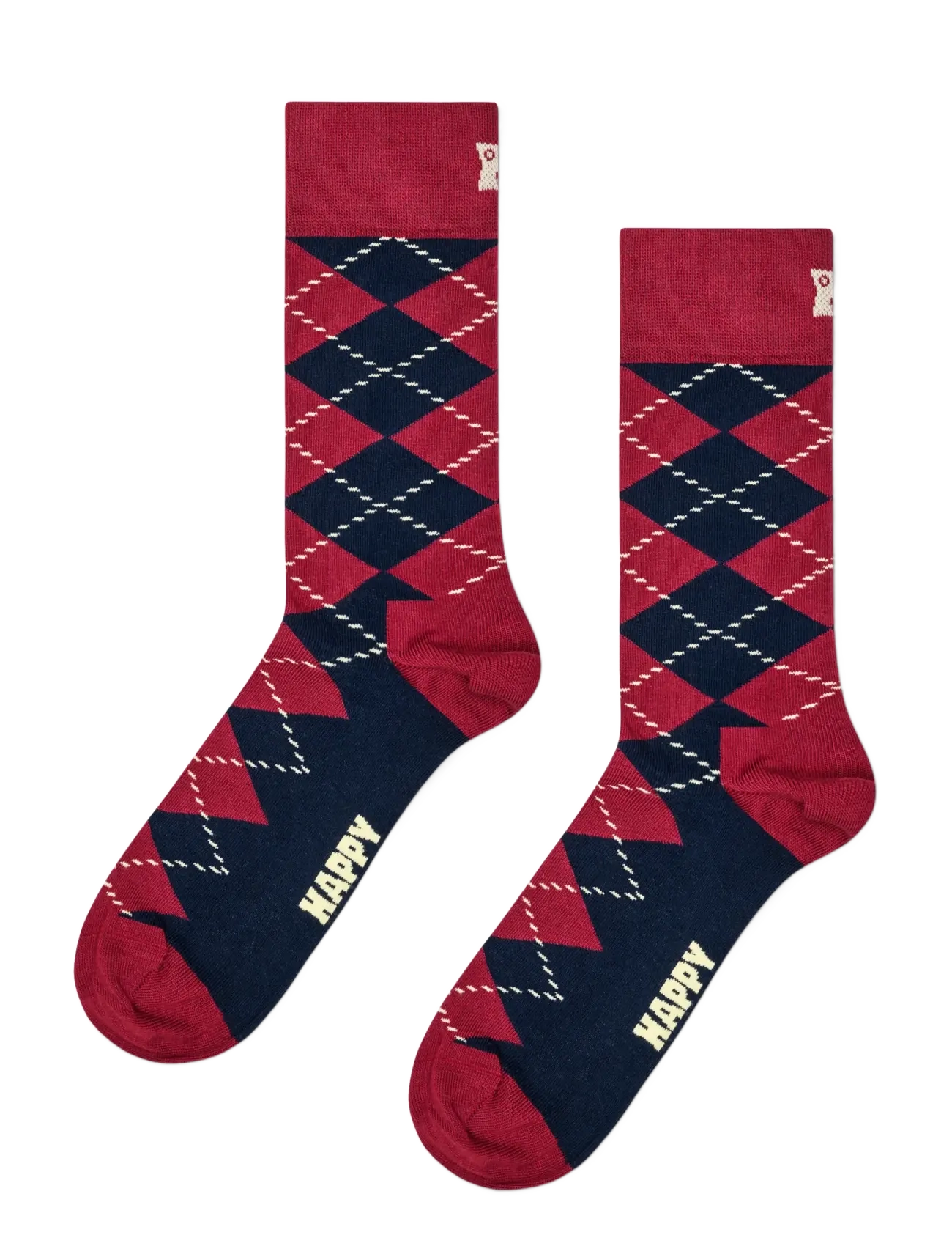Happy Socks - 4-Pack Holiday Pattern Socks Gift Set - tennissocken - dark red - 3