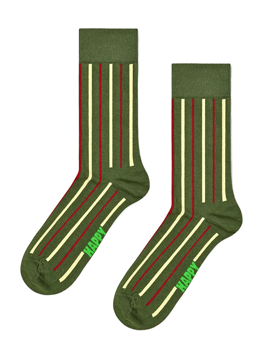 Happy Socks - 3-Pack Vertical Stripe Socks - light blue - 2