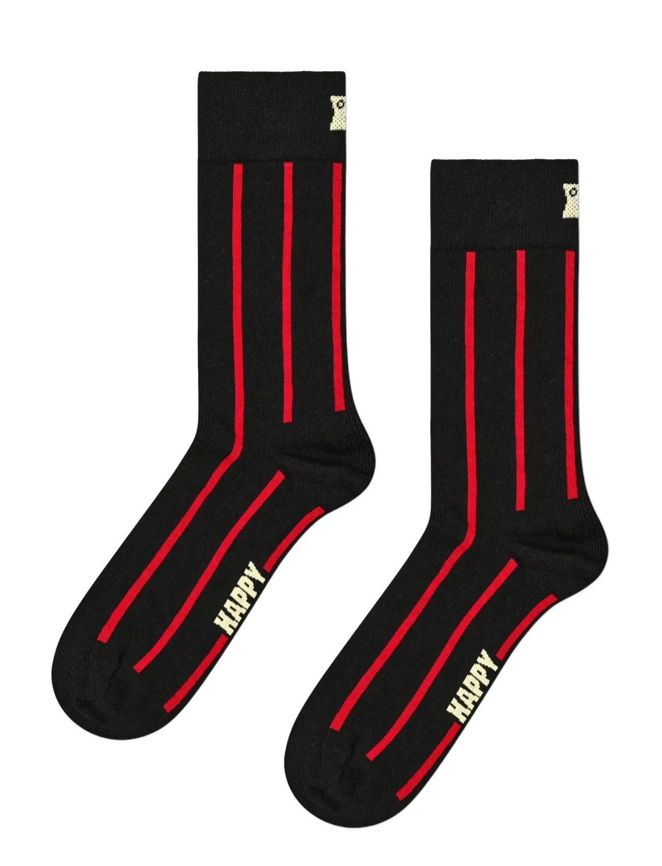 Happy Socks - 3-Pack Vertical Stripe Socks - light blue - 3