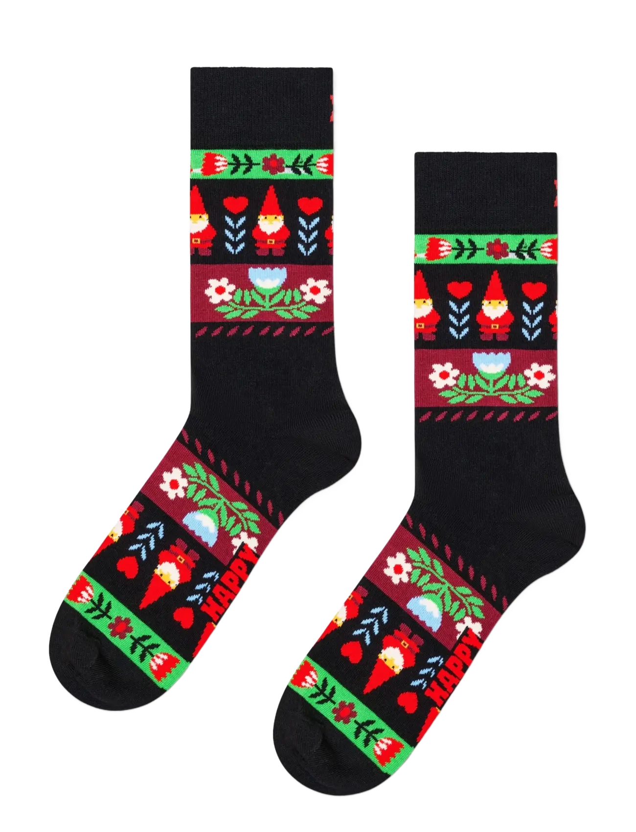 Happy Socks - 3-Pack Santa Socks - black - 1