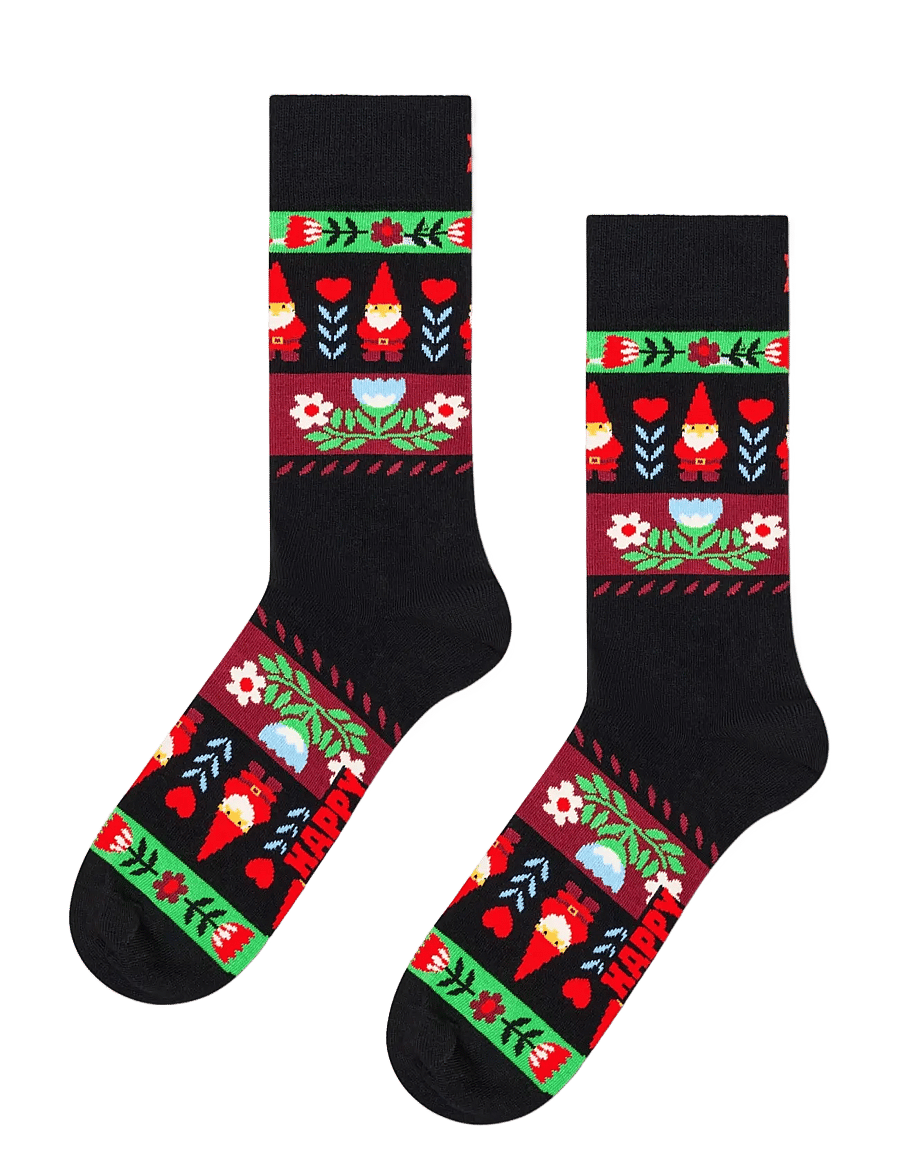 Happy Socks - 3-Pack Santa Socks - black - 1