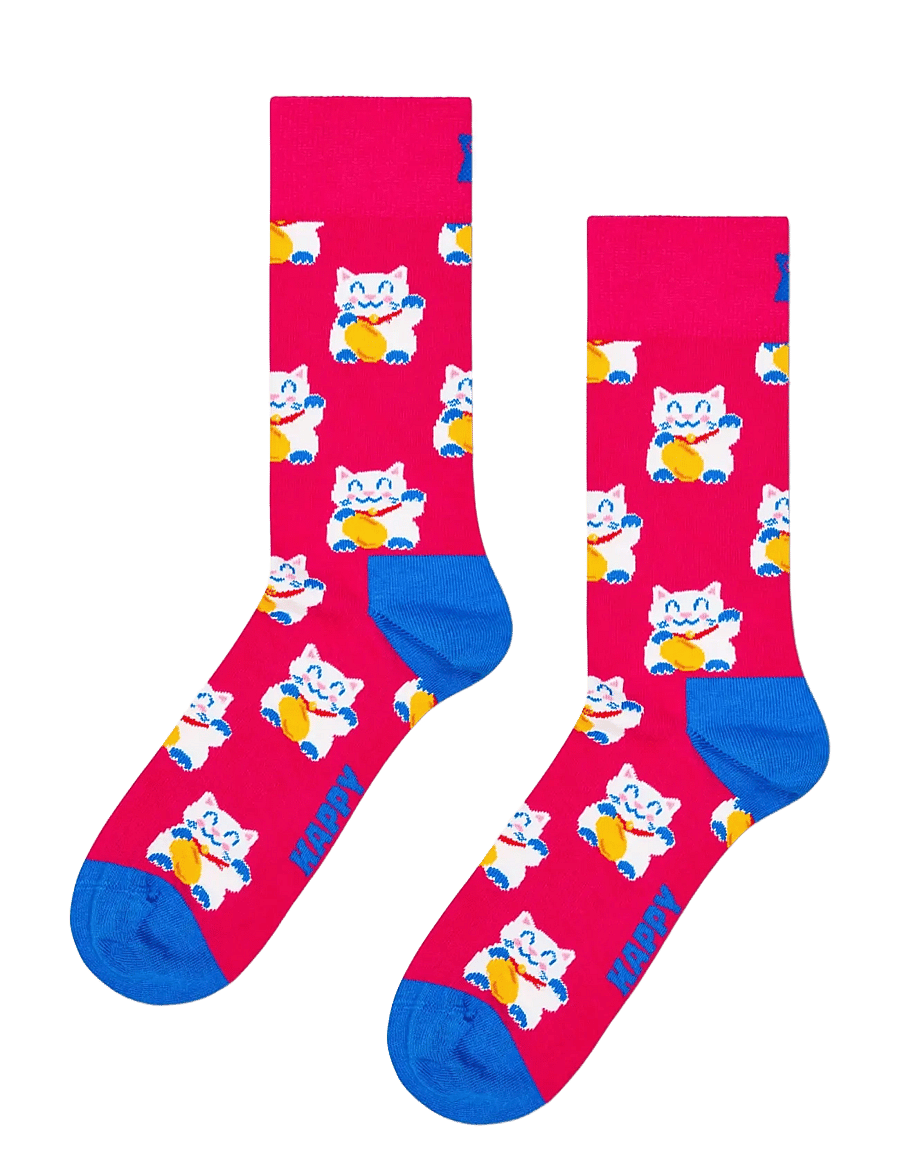 Happy Socks - 2-Pack Lucky Neko Socks Gift Set - tennissocken - blue - 3