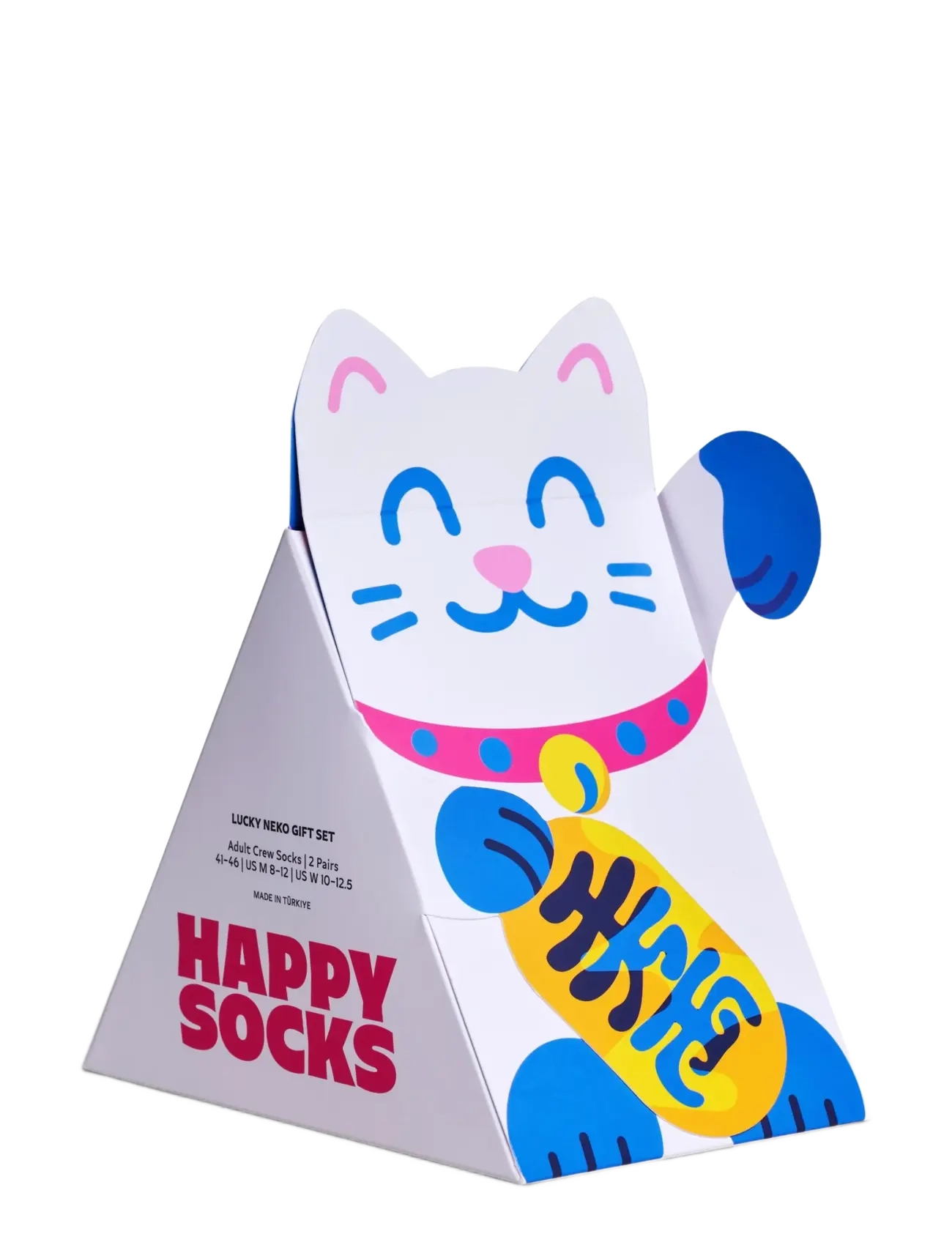Happy Socks - 2-Pack Lucky Neko Socks Gift Set - sokker - blue - 5