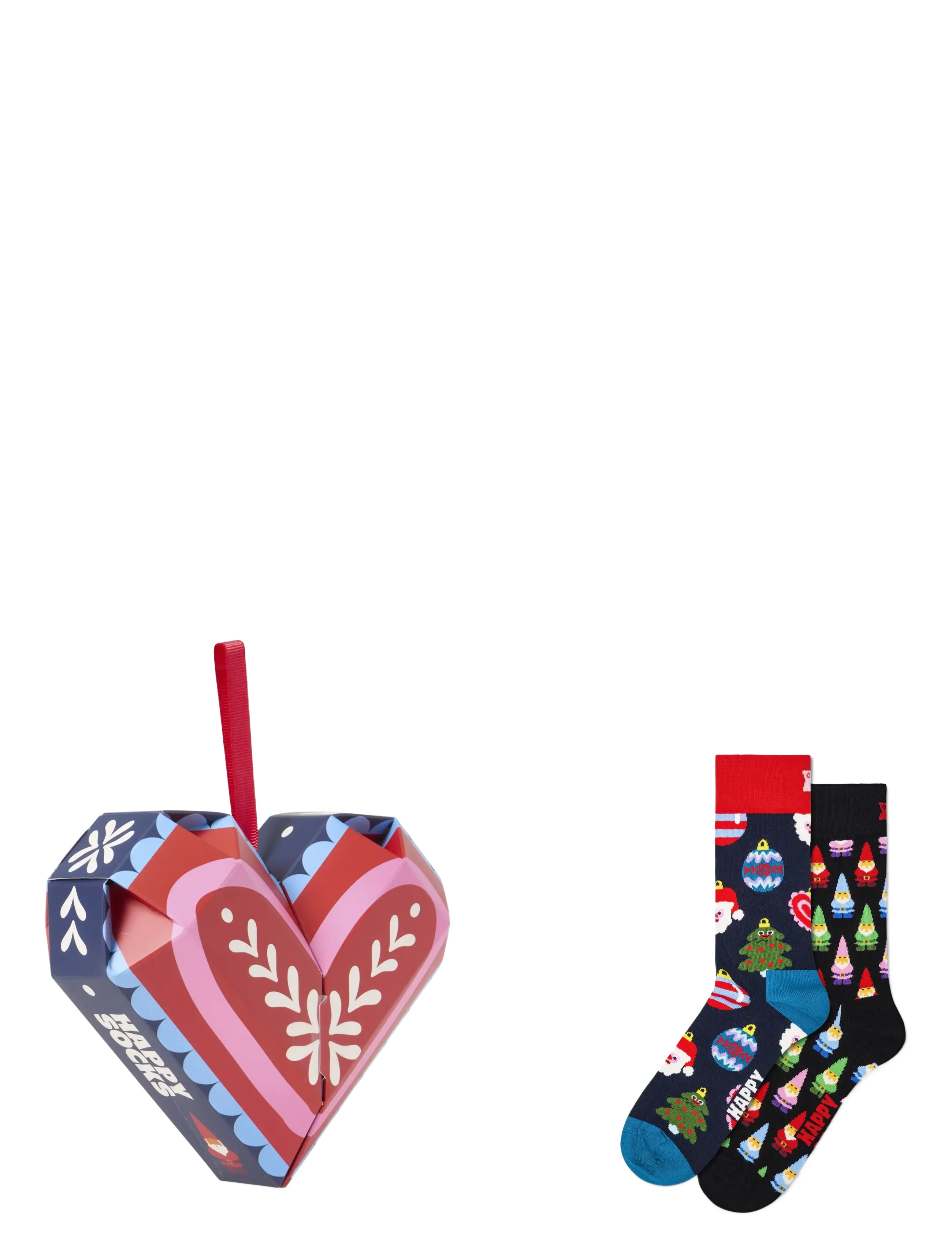 Happy Socks - 2-Pack Holiday Heart