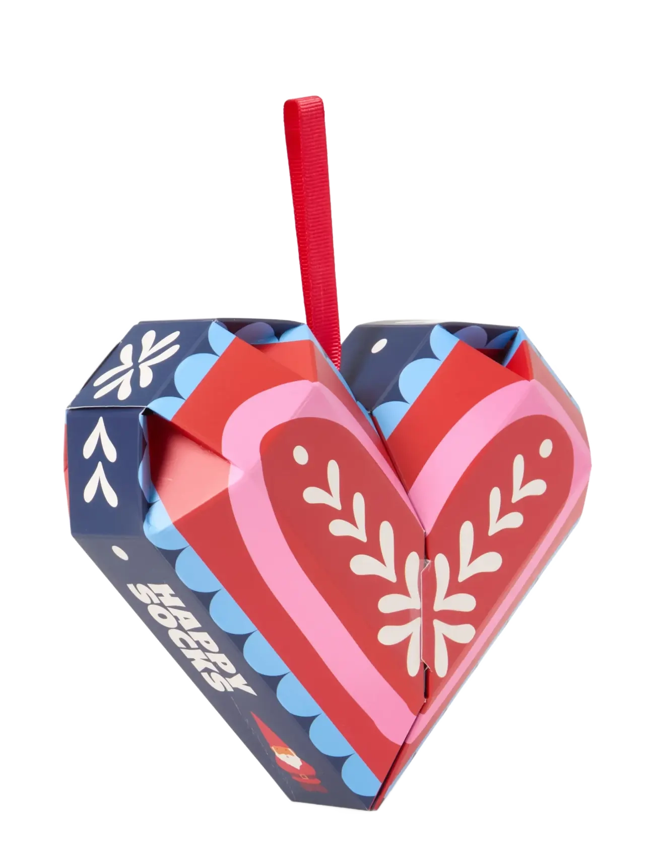 Happy Socks - 2-Pack Holiday Heart Socks Gift Set - tennissocken - navy - 3