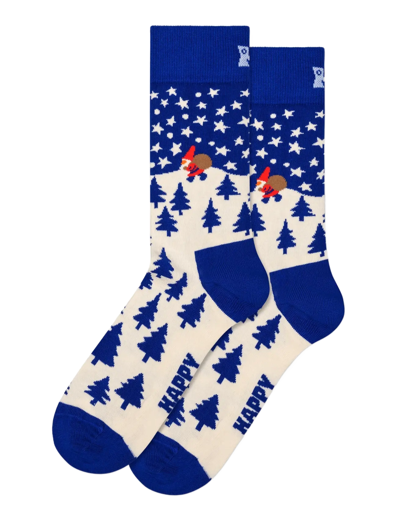 Happy Socks - 1-Pack Santa On The Way Sock Gift Set - tennissocken - blue - 2