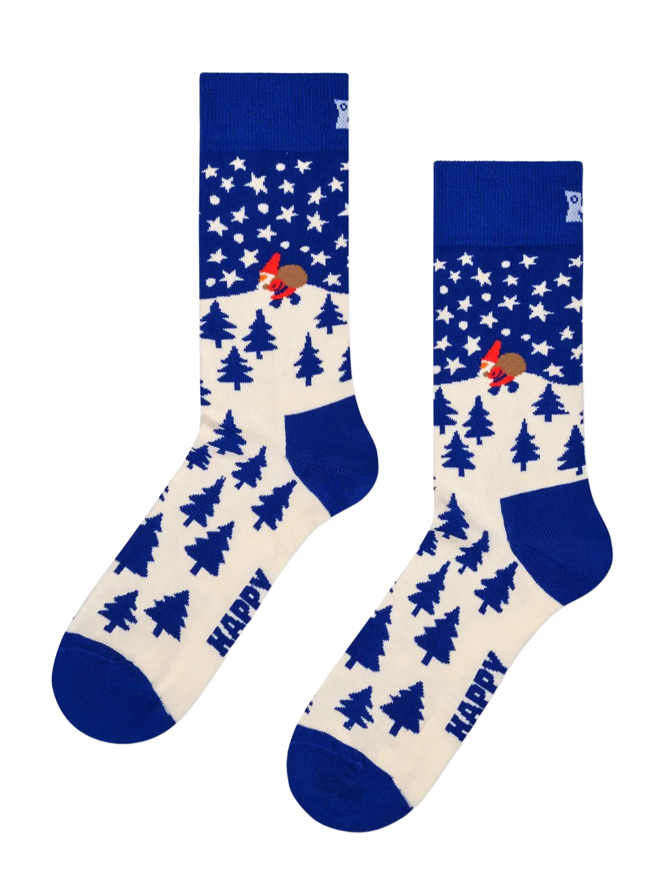 Happy Socks - 1-Pack Santa On The Way Sock Gift Set - tennissocken - blue - 3