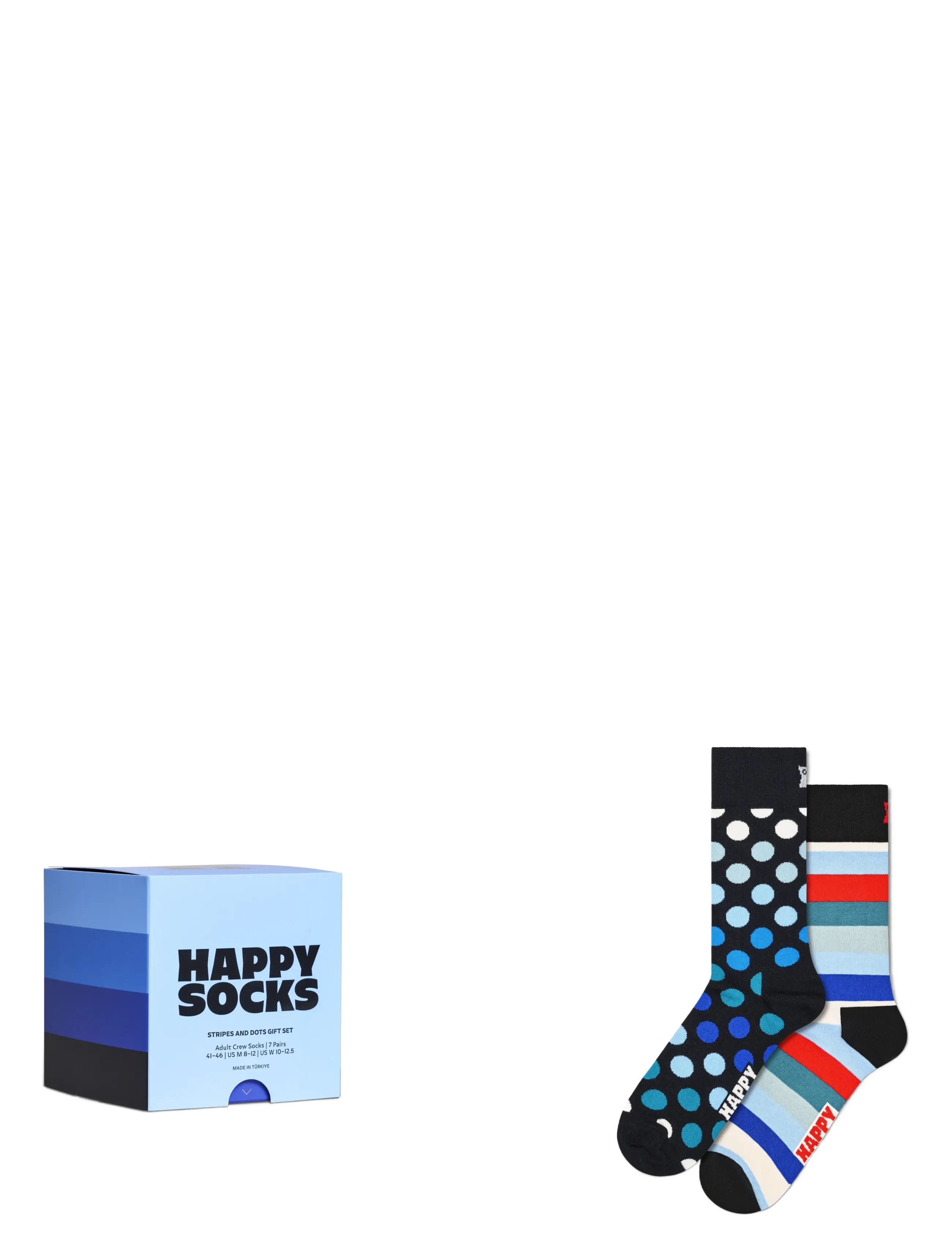Happy Socks 2-Pack Graphic Socks Gift Set - Underkläder - NAVY / navy