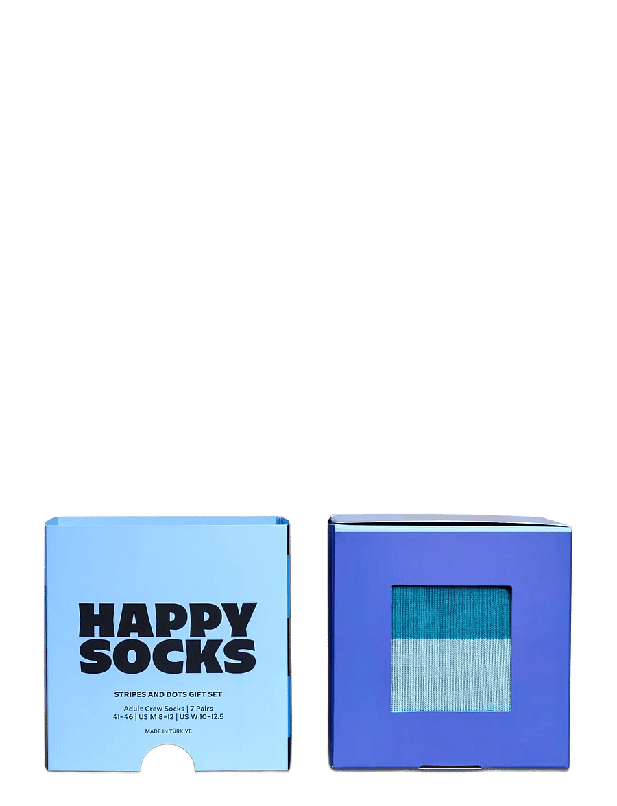 Happy Socks - 2-Pack Graphic Socks Gift Set - vanliga strumpor - navy - 1