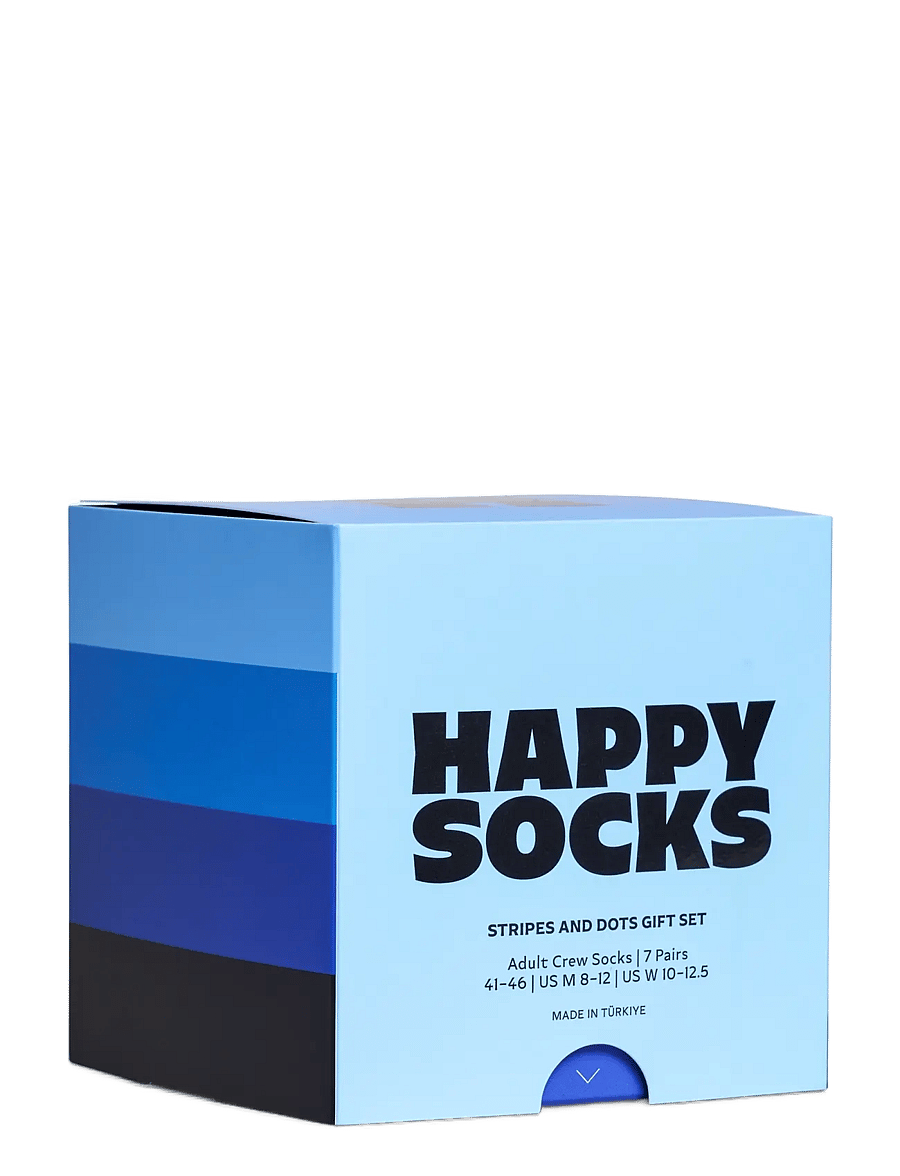 Happy Socks - 2-Pack Graphic Socks Gift Set - vanliga strumpor - navy - 4
