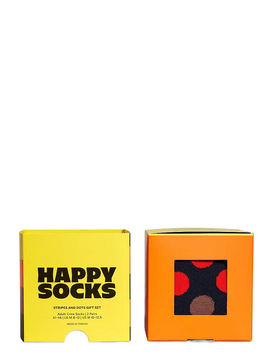 Happy Socks - 2-Pack Graphic Socks Gift Set - vanliga strumpor - navy - 1
