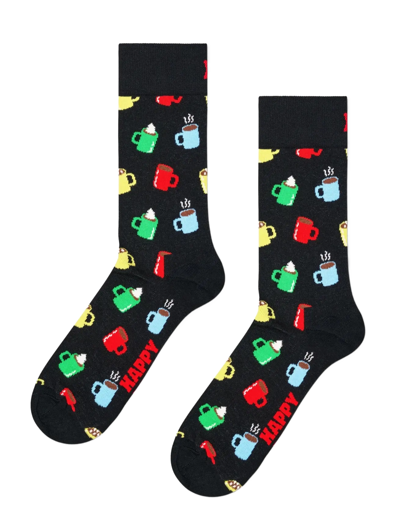 Happy Socks - 1-Pack Hot Chocolate Sock Gift Set - tennissocken - black - 2