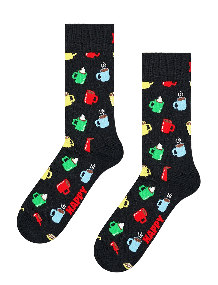 Happy Socks - 1-Pack Hot Chocolate Sock Gift Set - tennissocken - black - 2