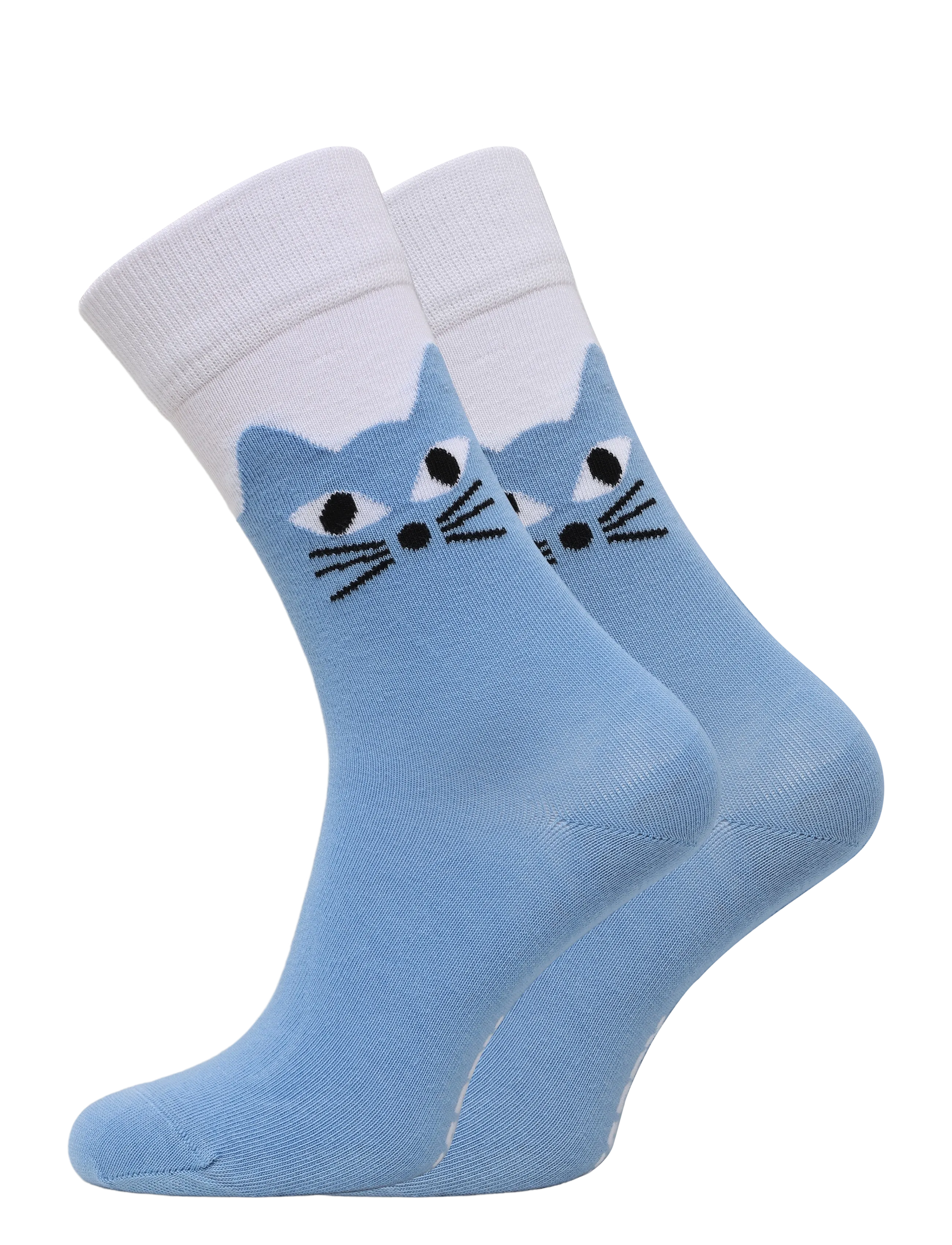 Happy Socks Big Cat Sock - Tennissocken - LIGHT BLUE / blue