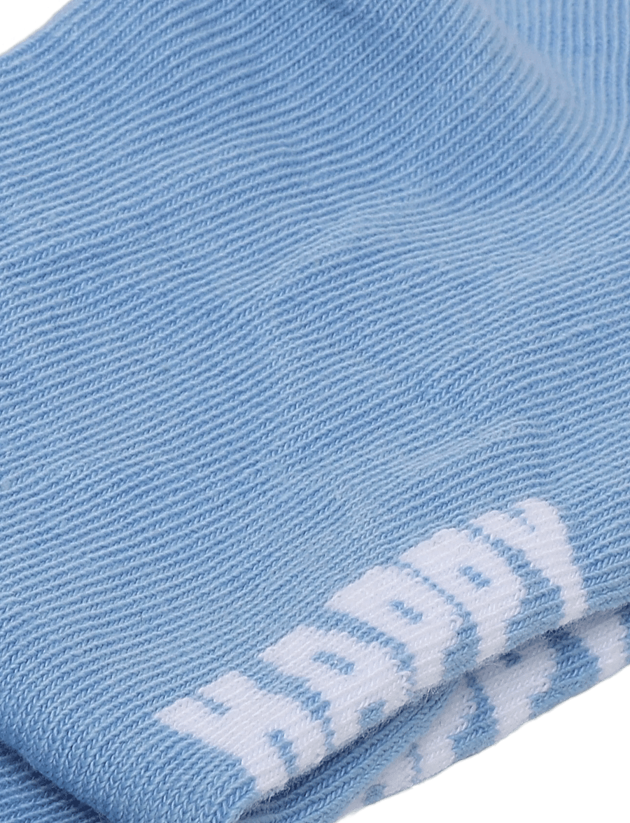Happy Socks - Big Cat Sock - tennissocken - light blue - 2