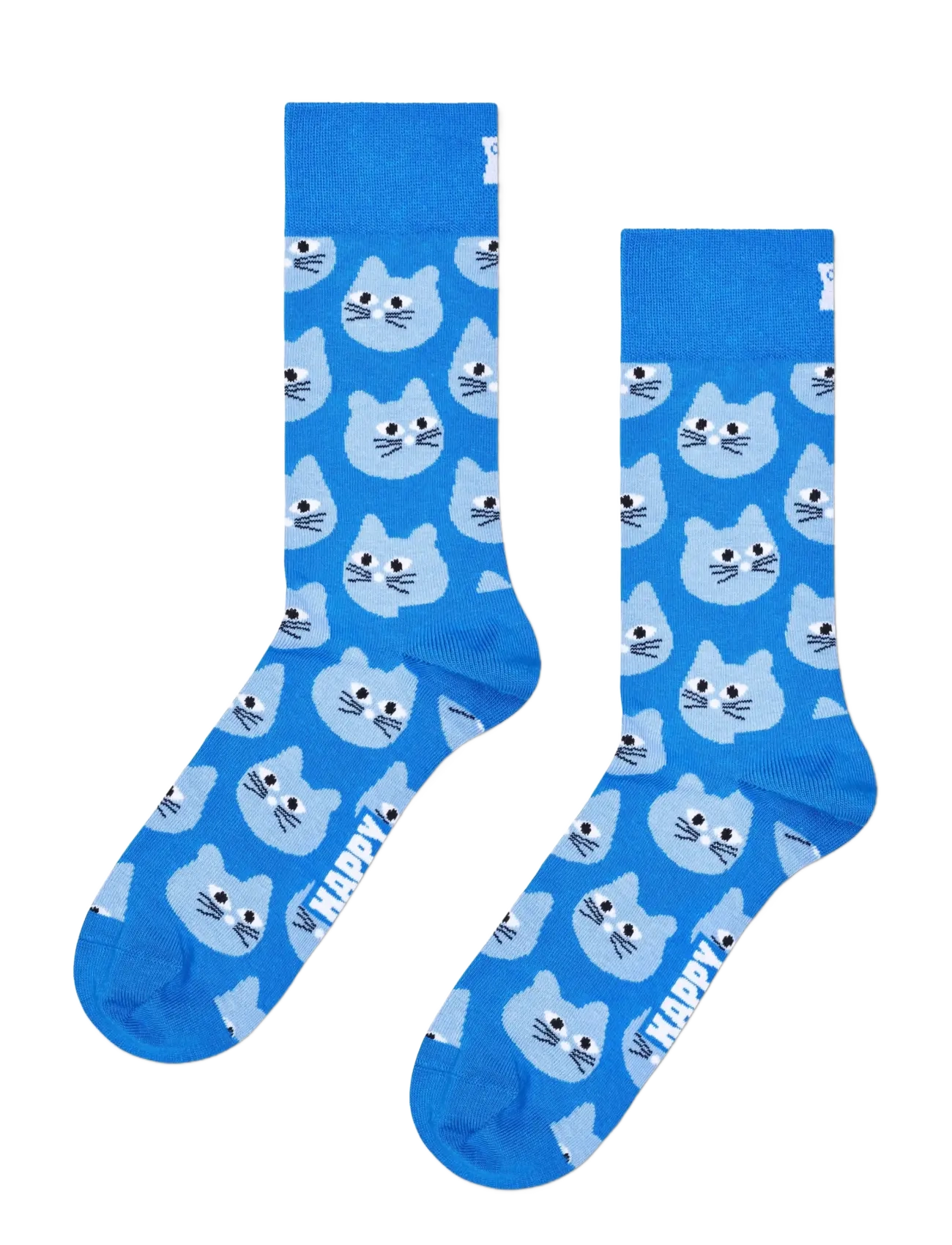 Happy Socks Cat Sock - Visa allt - BLUE / blue