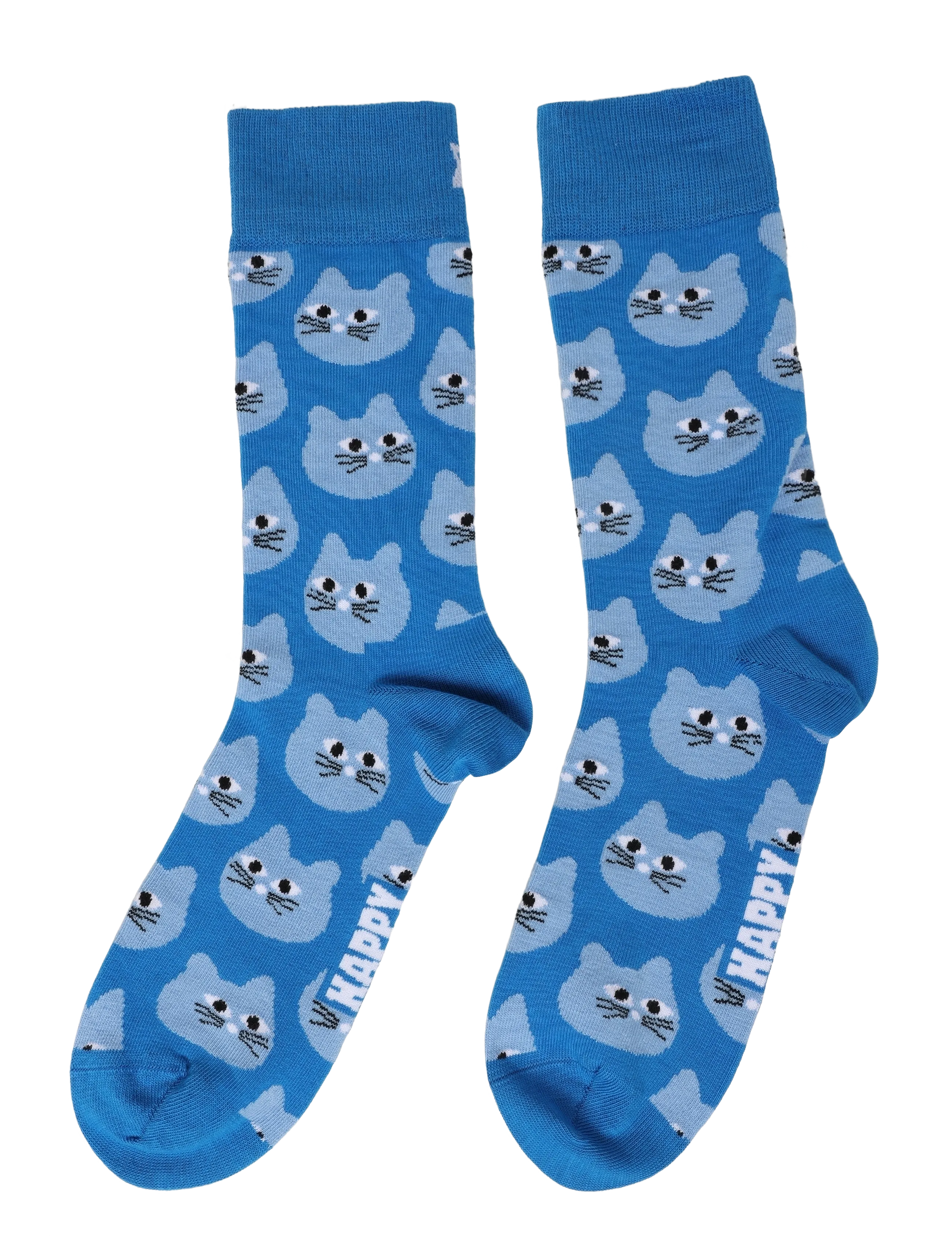 Happy Socks - Cat Sock - lägsta priserna - blue - 1