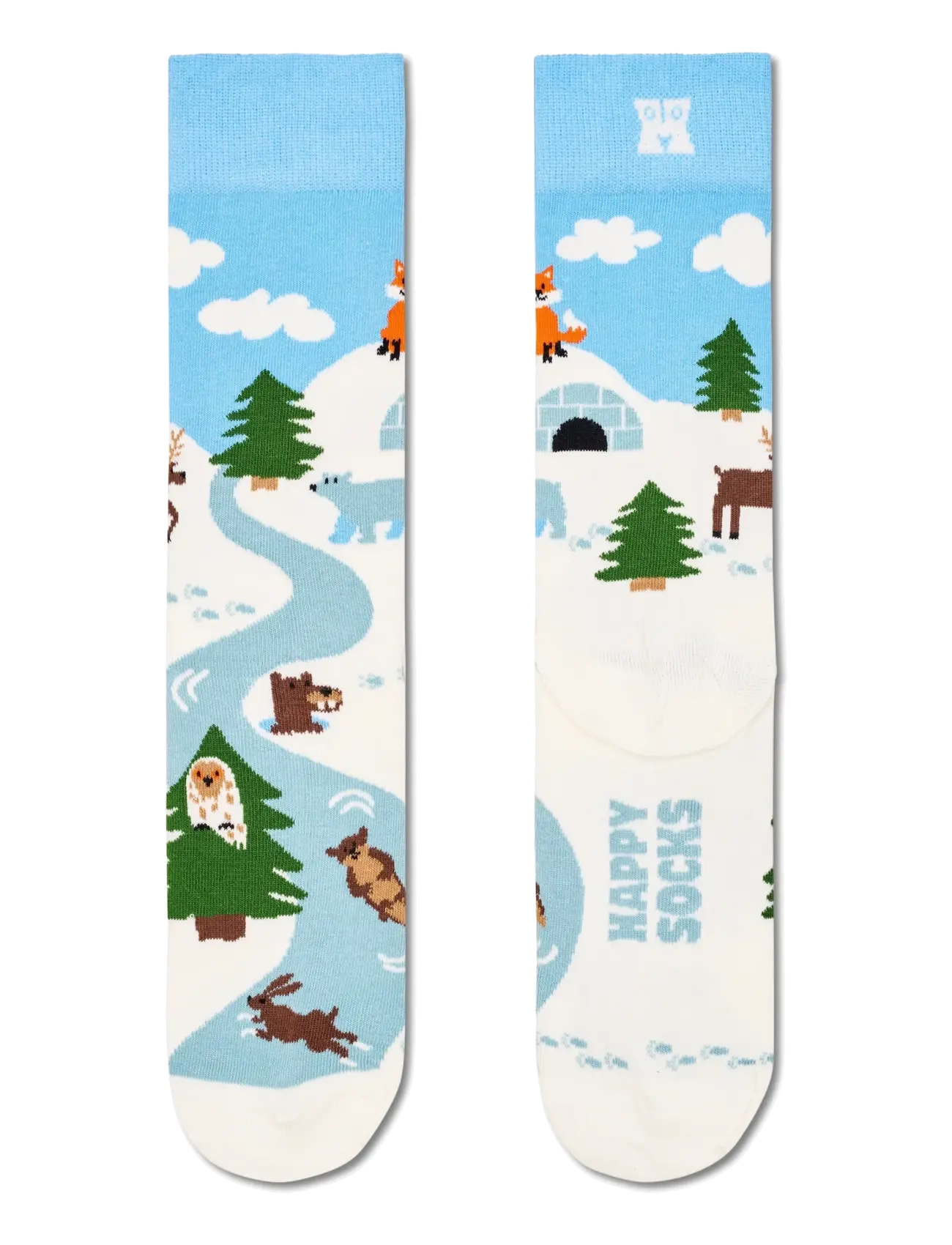 Happy Socks - Winter Life Sock - light blue - 1