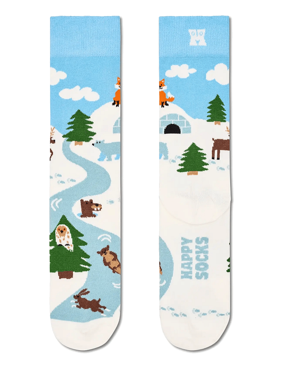 Happy Socks - Winter Life Sock - light blue - 1