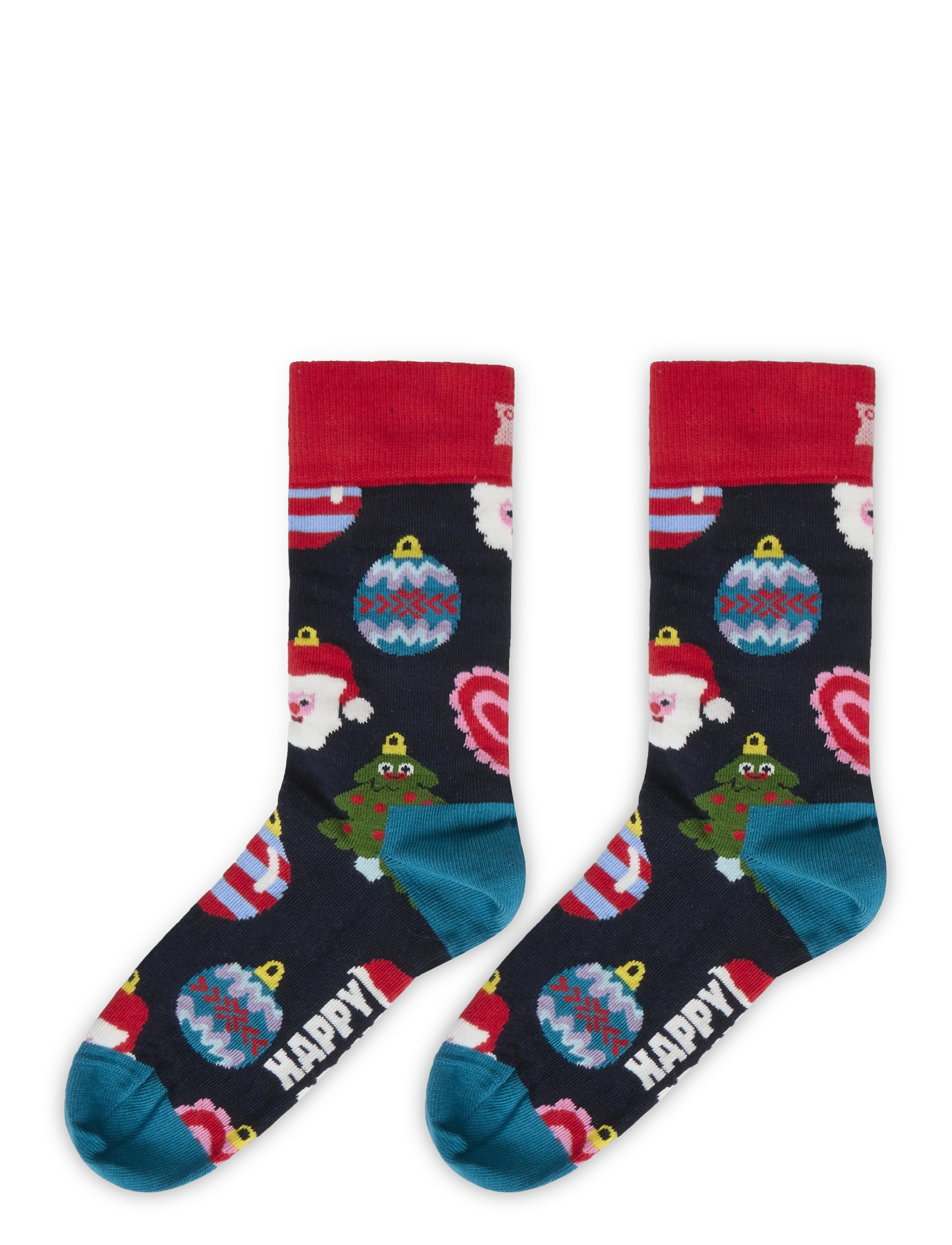 Happy Socks - Christmas Decorations Sock - klassikalised sokid - navy - 1