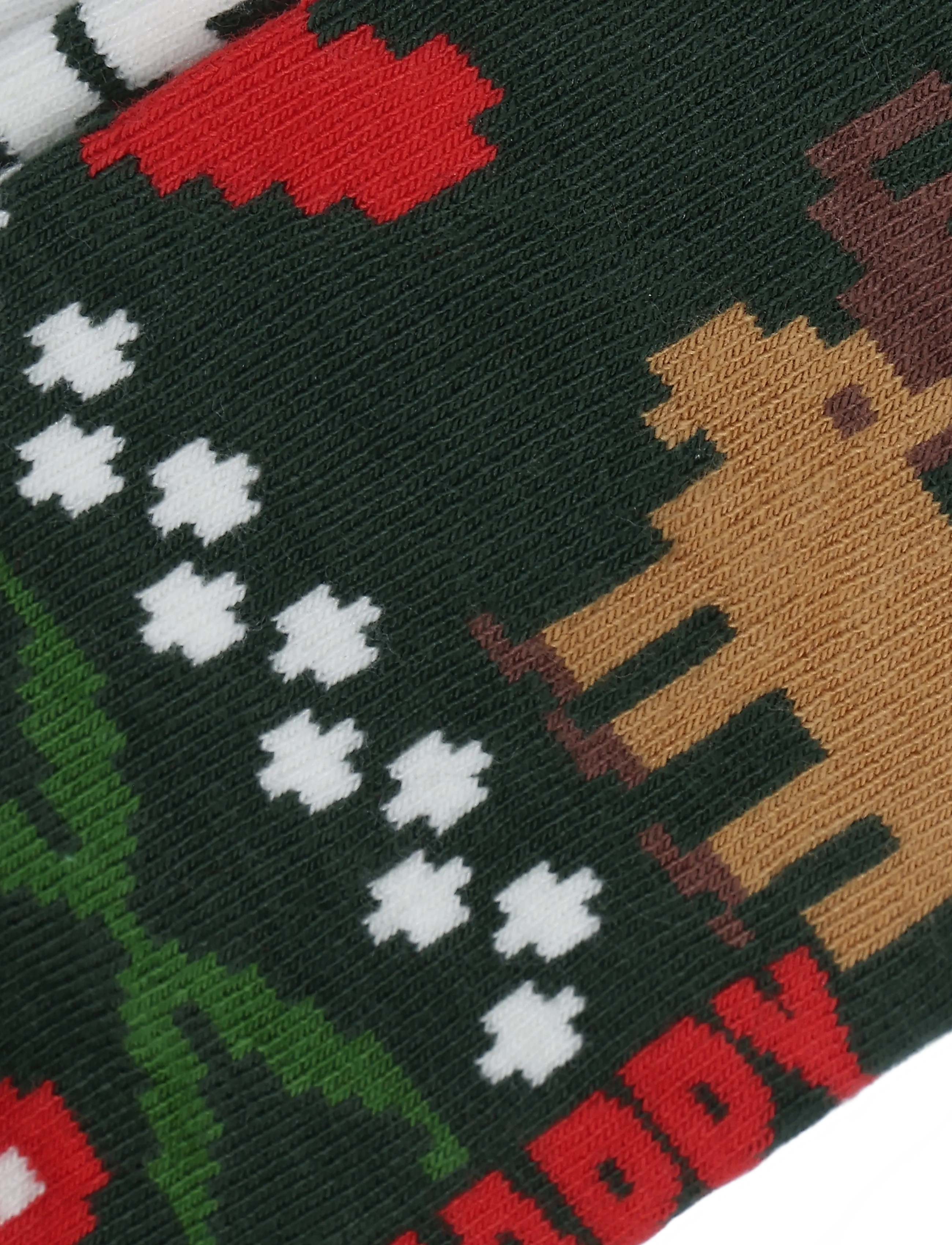 Happy Socks - Fair Isle Reindeer Love Sock - madalaimad hinnad - dark green - 2