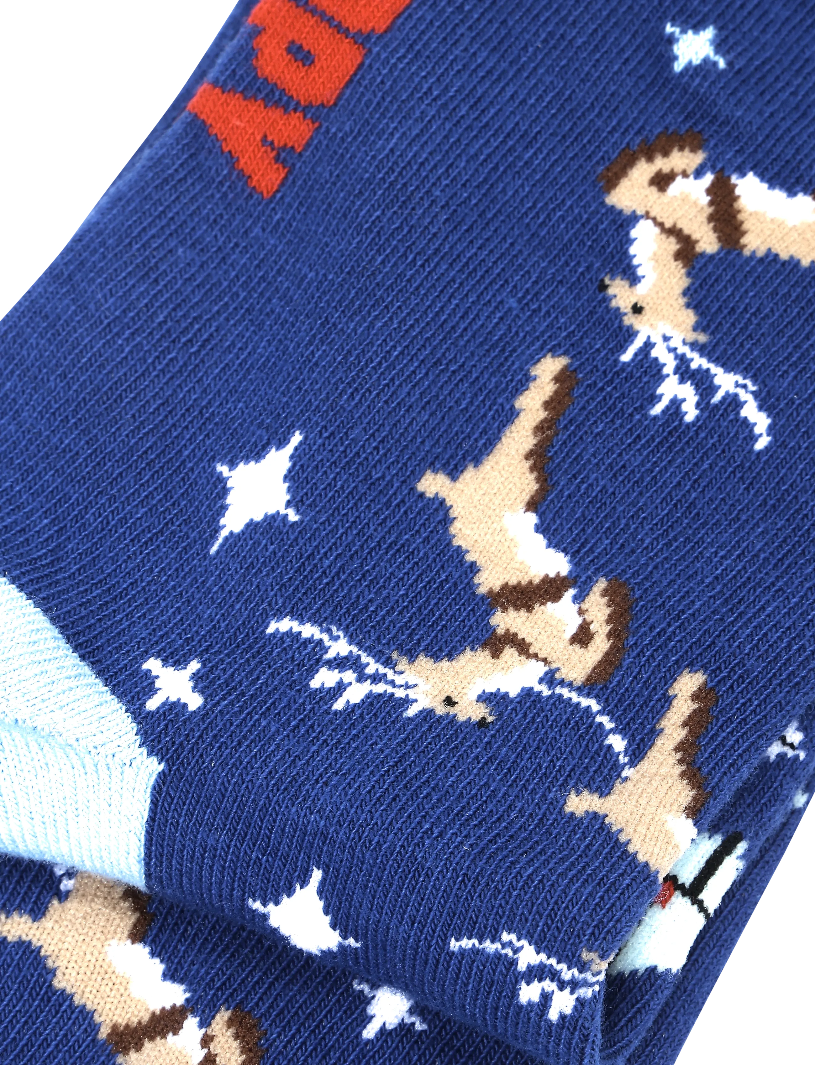 Happy Socks - Letters To Santa Sock - vanliga strumpor - blue - 2