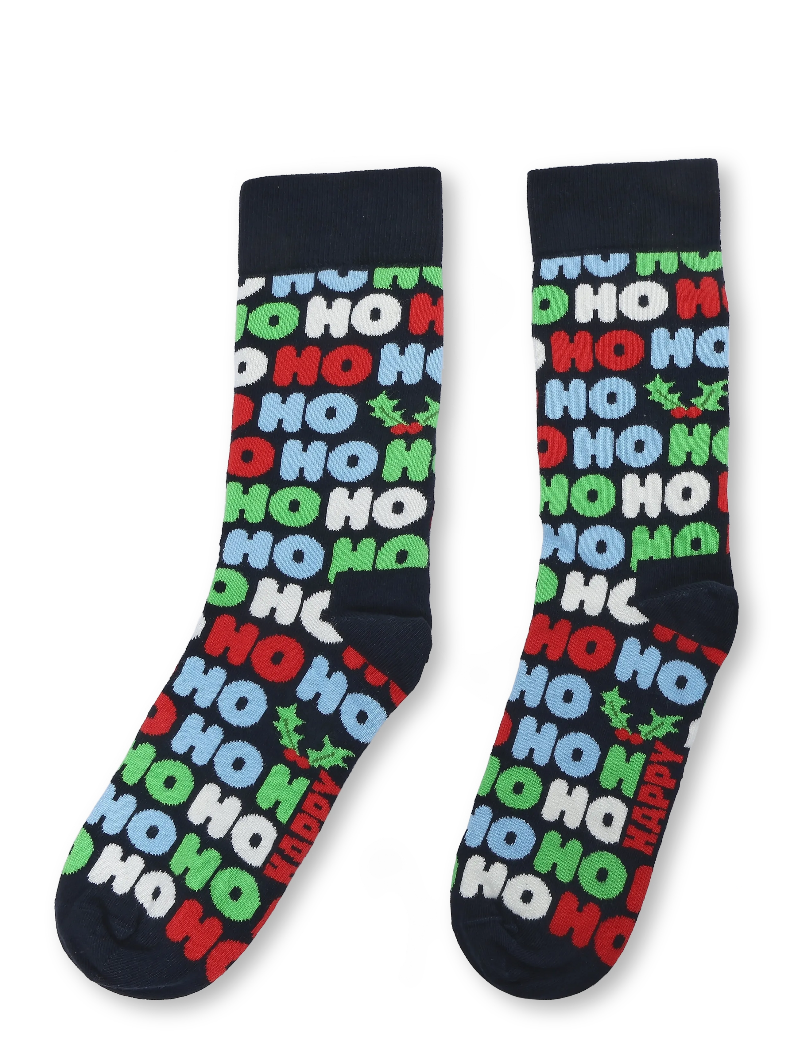 Happy Socks - Ho Ho Ho Sock - vanliga strumpor - navy - 1