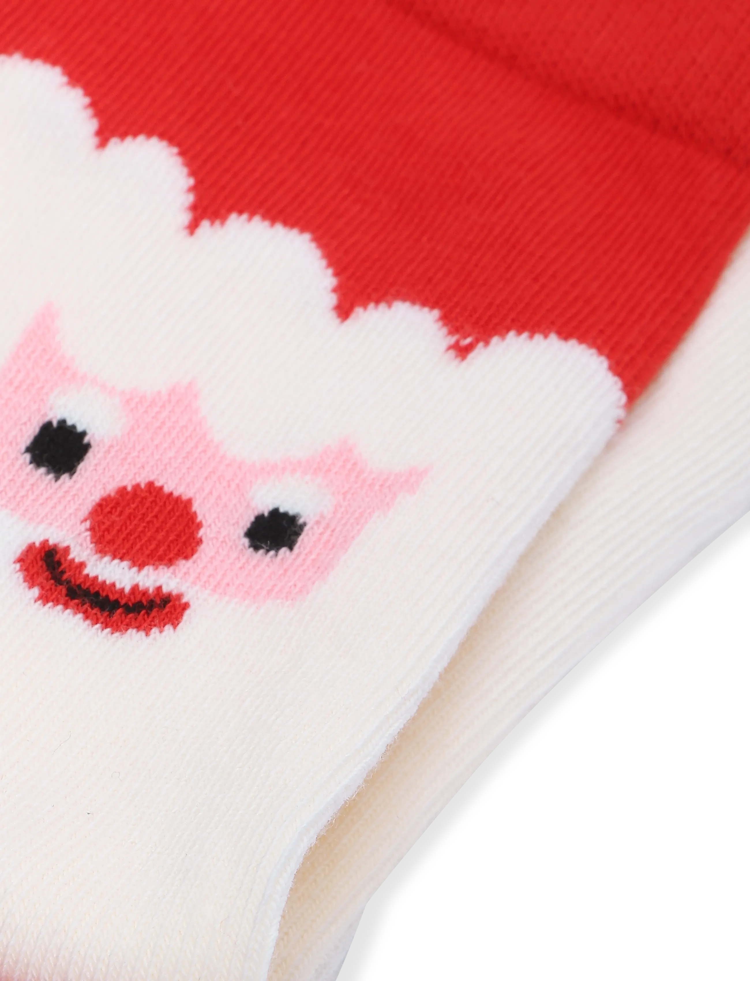 Happy Socks - Santa Face Sock - madalaimad hinnad - white - 2
