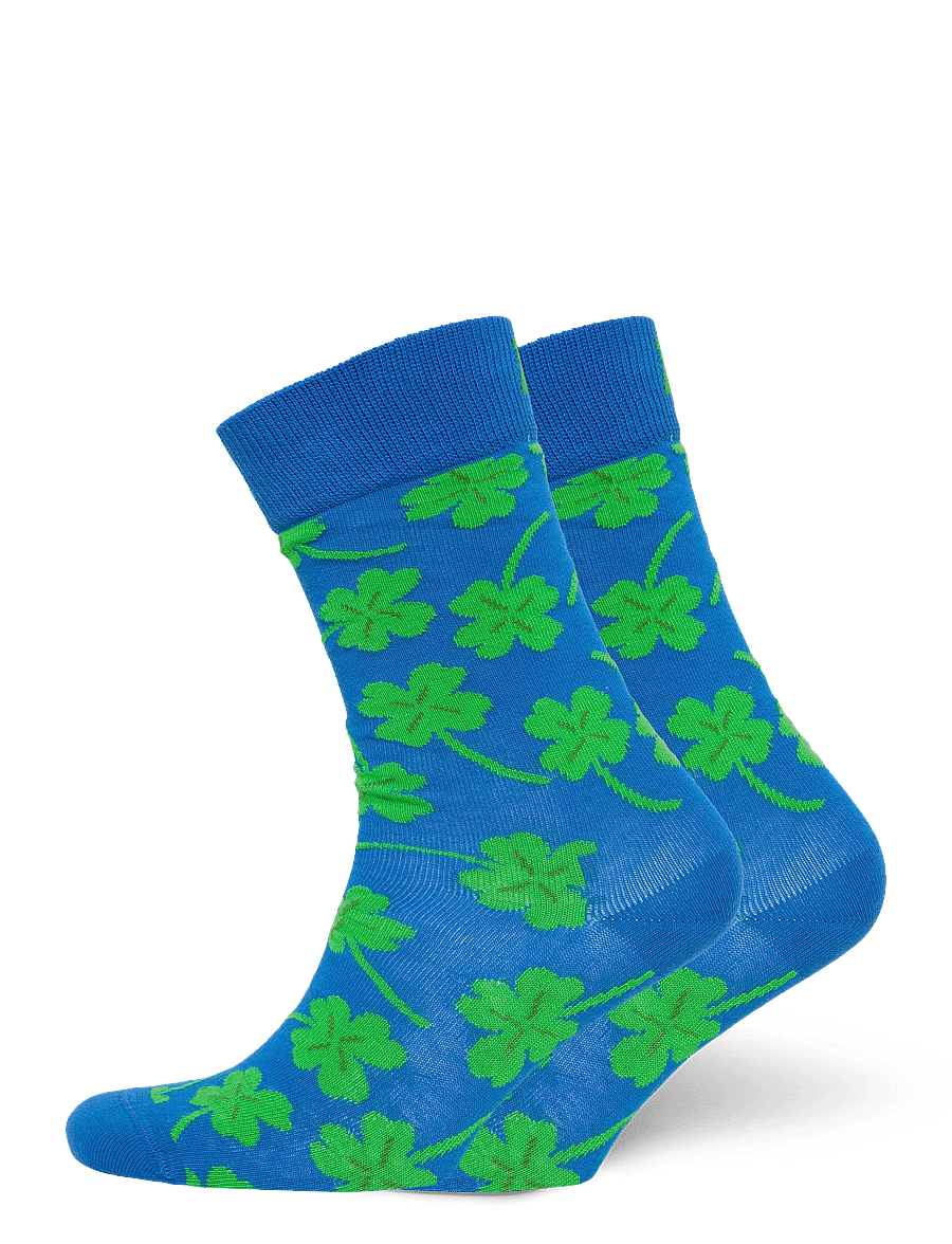 Happy Socks - Lucky Clover Sock - klasiskās zeķes - blue - 0