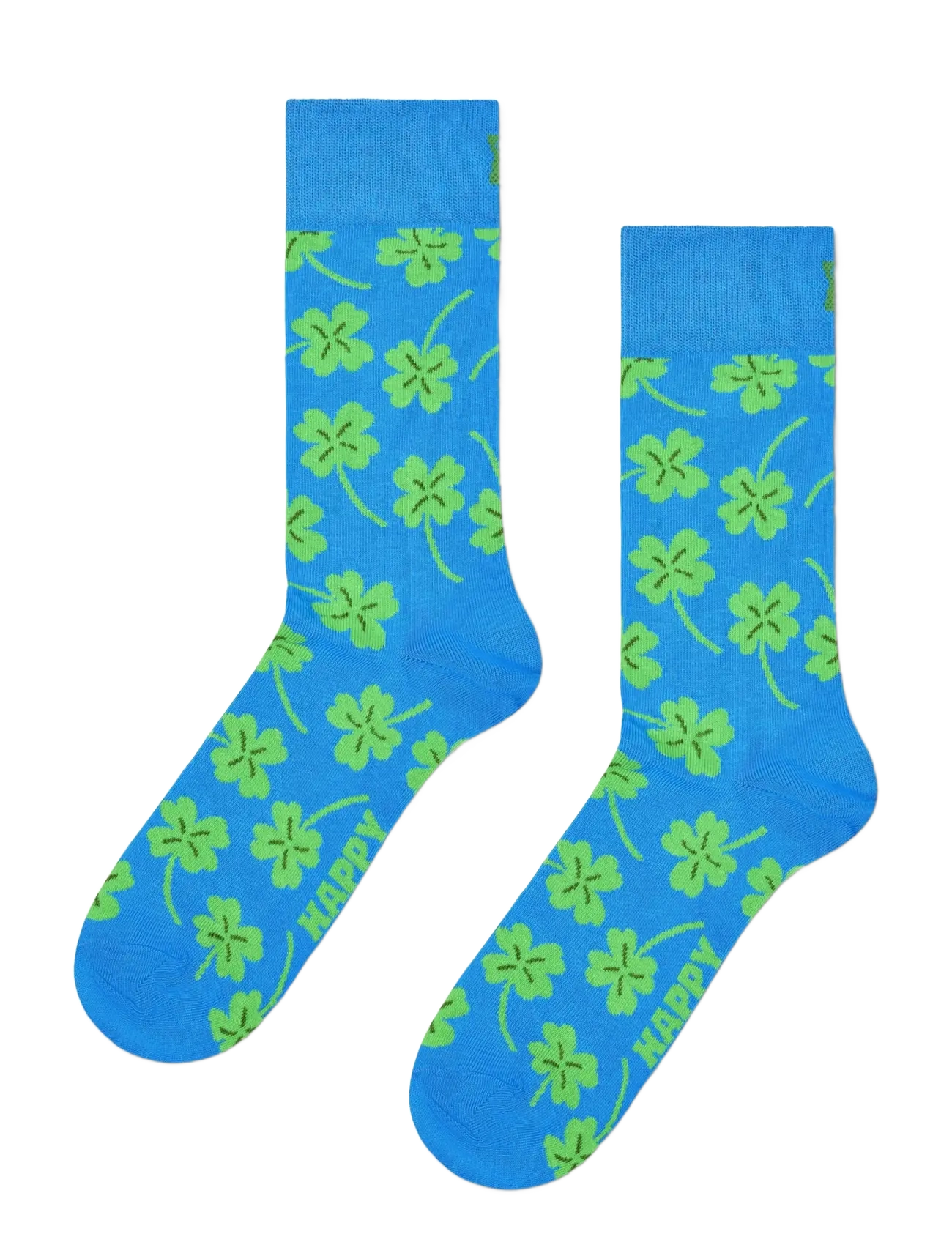 Happy Socks Lucky Clover Sock - Underkläder - BLUE / blue