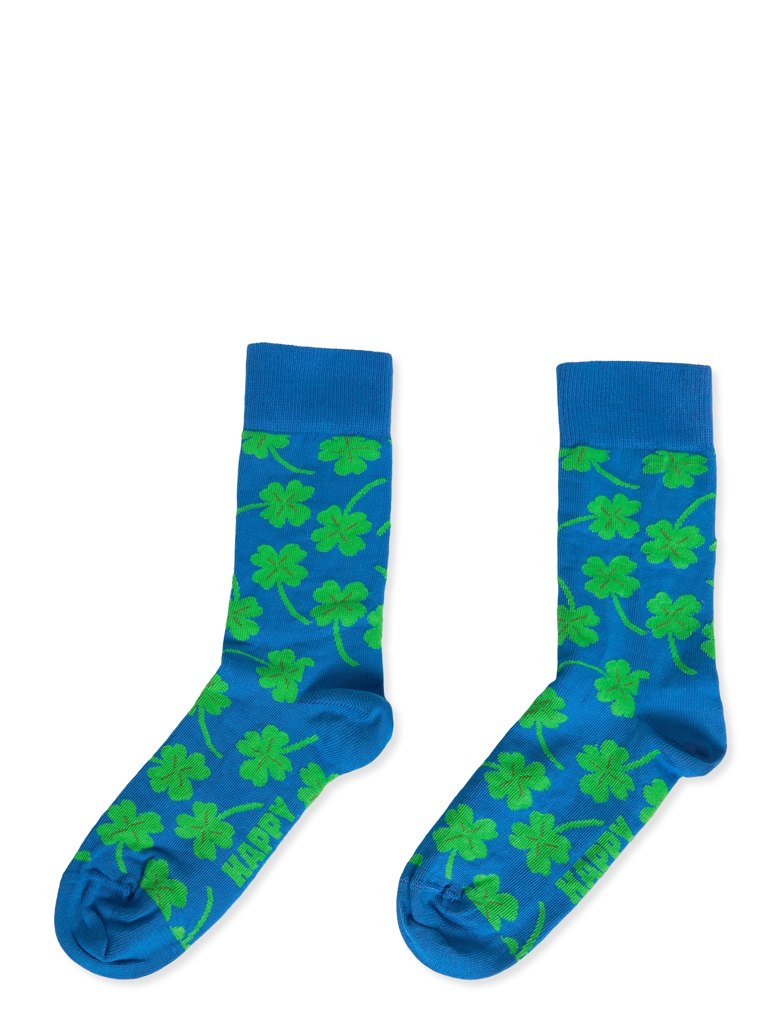 Happy Socks - Lucky Clover Sock - klasiskās zeķes - blue - 1