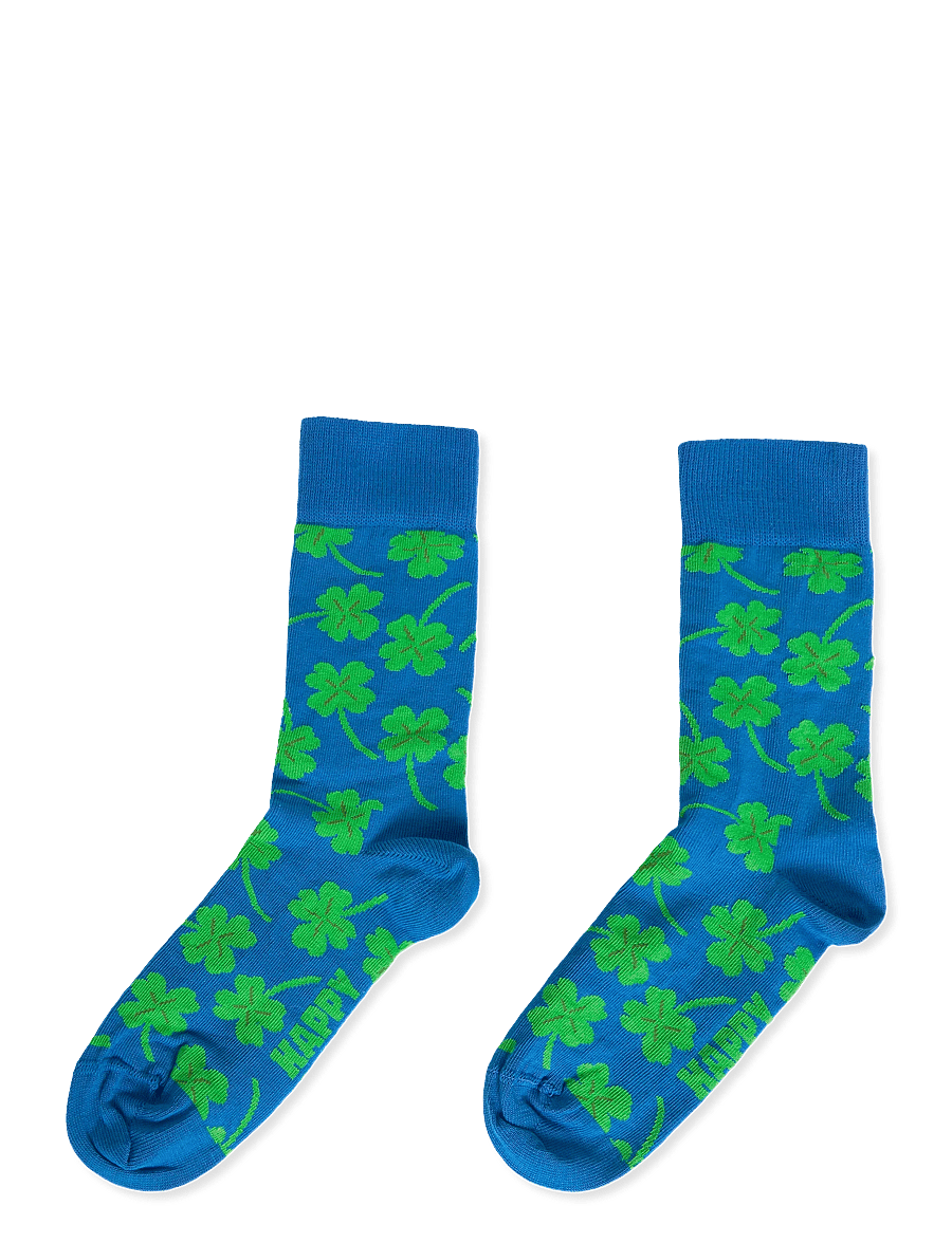 Happy Socks - Lucky Clover Sock - klasiskās zeķes - blue - 1