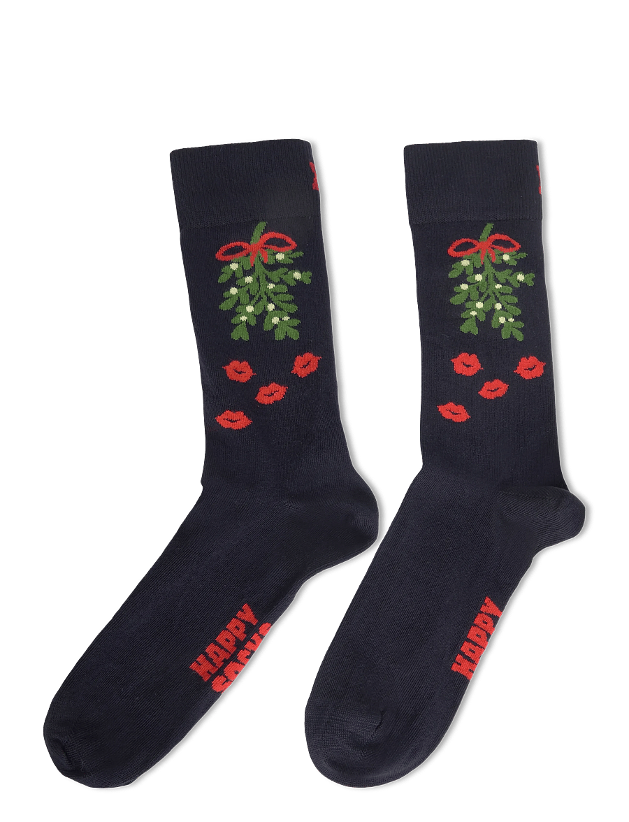 Happy Socks - Mistletoe Sock - tennissocken - navy - 1