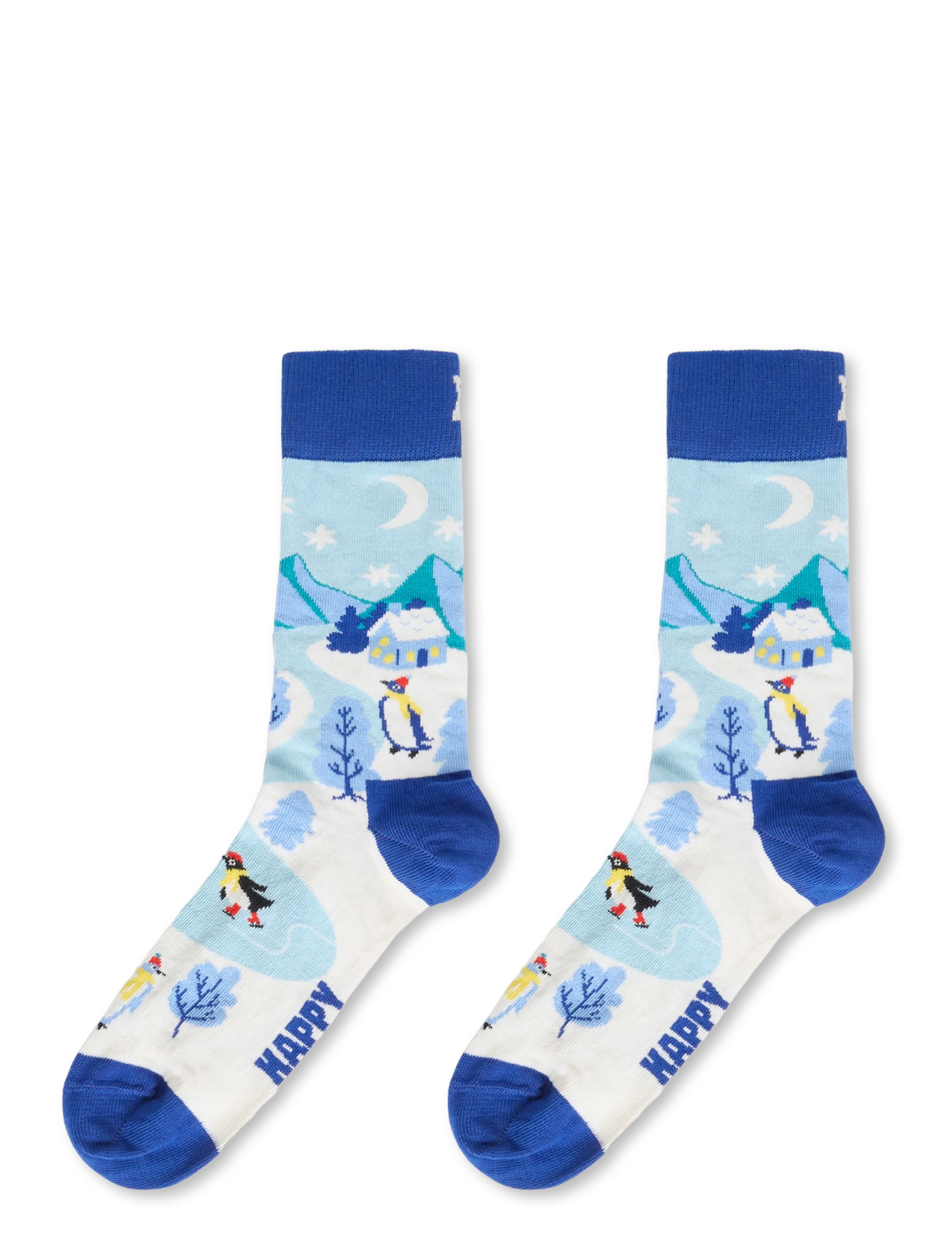 Happy Socks - Penguin Village Sock - madalaimad hinnad - light blue - 1