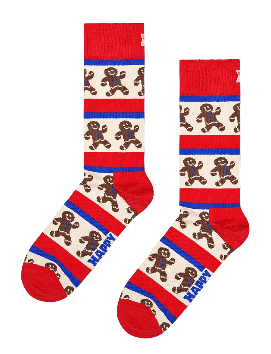 Happy Socks - 1-Pack Ginger Star Sock Gift Set - vanliga strumpor - red - 1