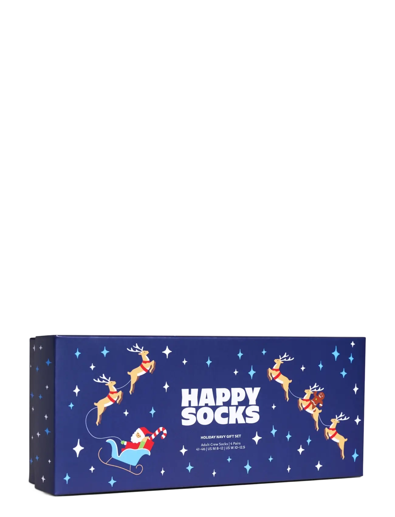 Happy Socks - 4-Pack Holiday Navy Socks Gift Set - tennissocken - navy - 5
