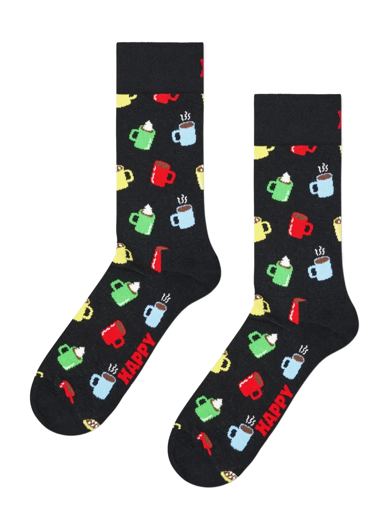 Happy Socks Hot Chocolate Sock - Sous-vêtements - BLACK / black
