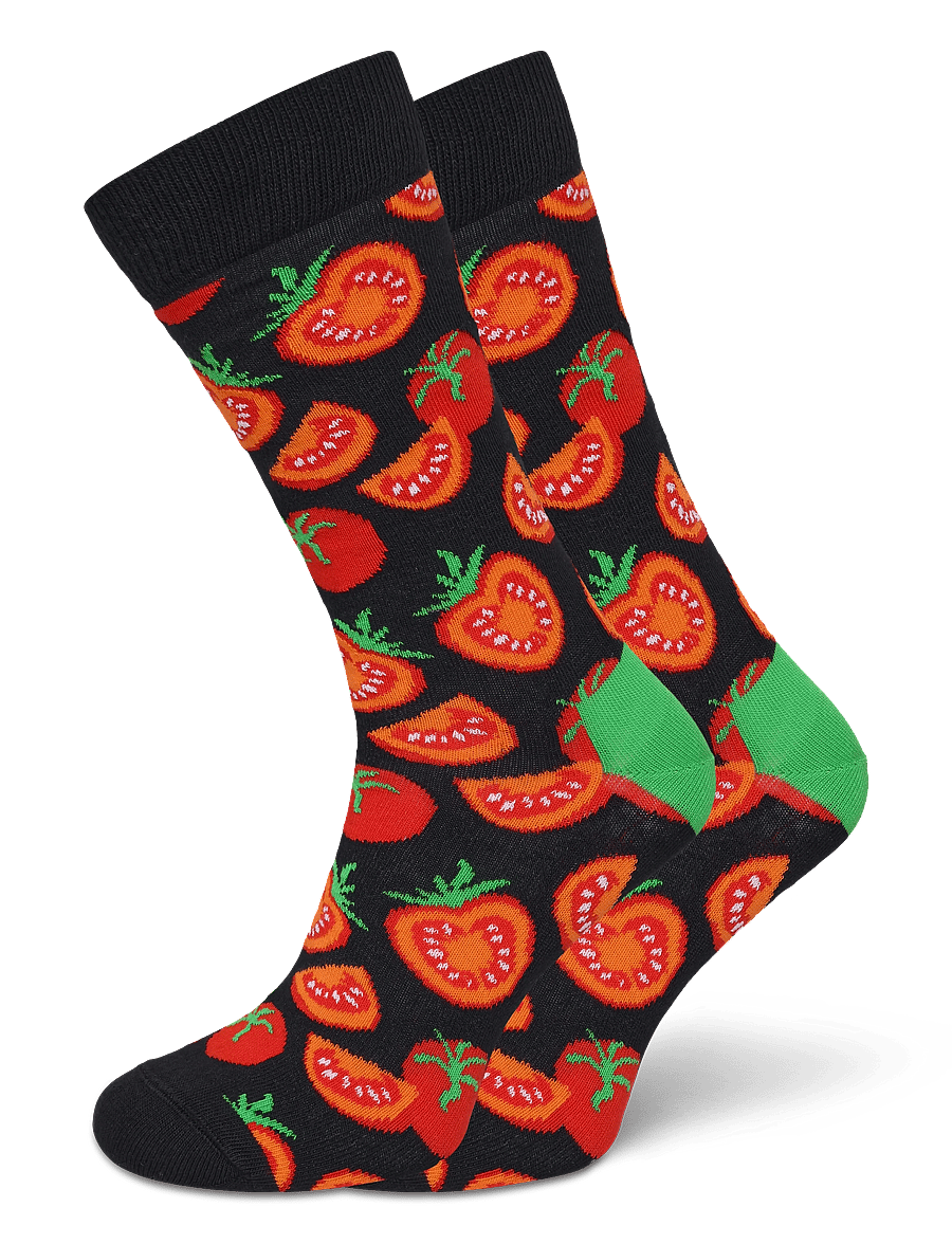 Happy Socks - Tomato Sock - vanliga strumpor - black - 0
